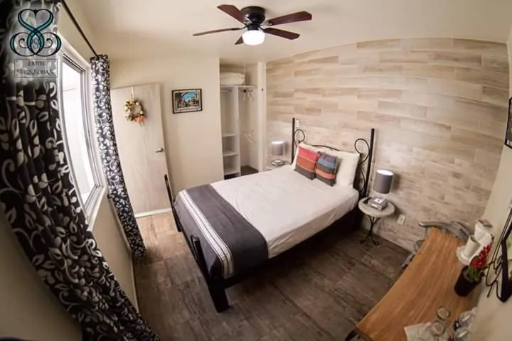 Bed in Hotel Tres Sofias