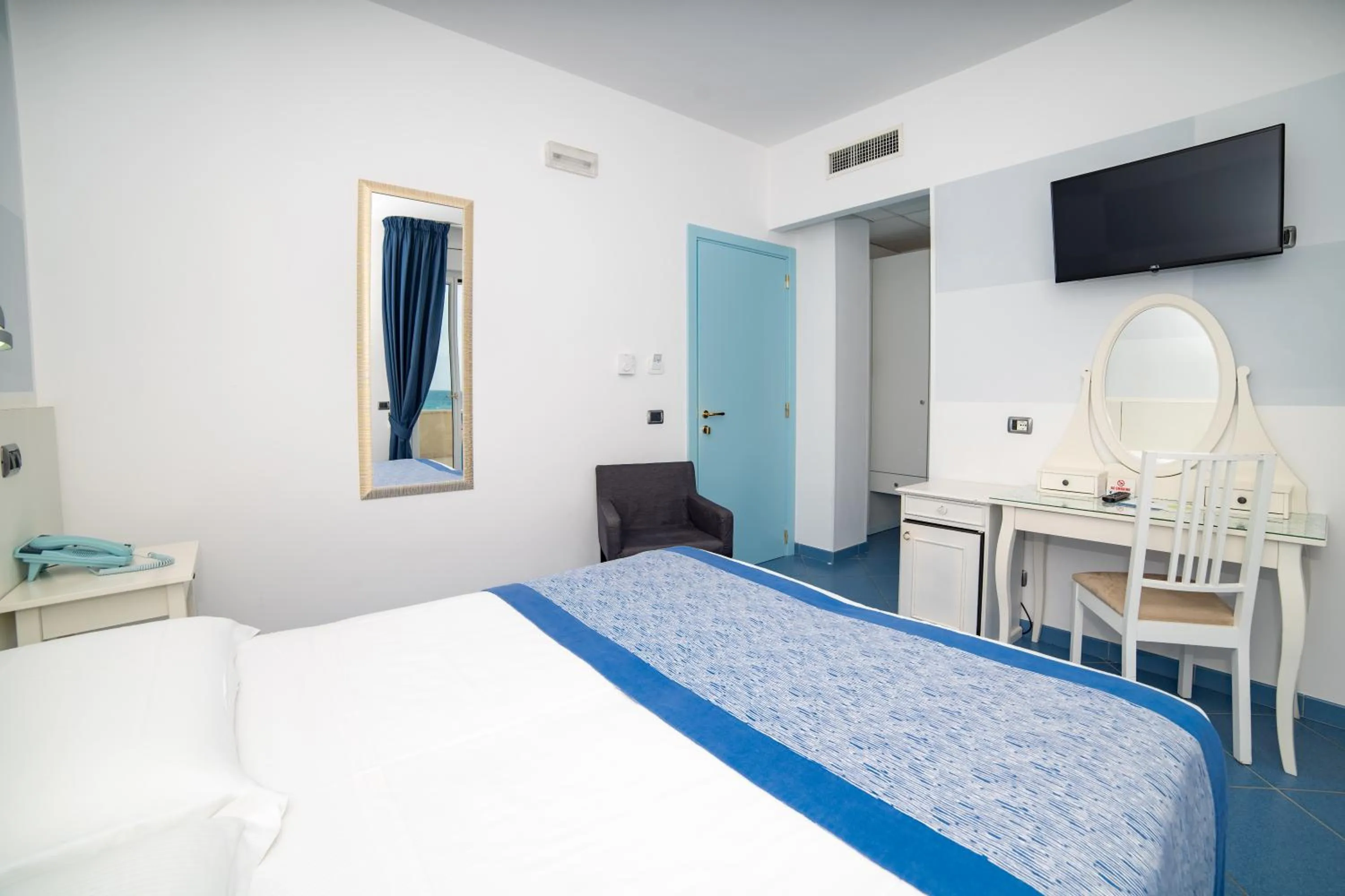 Bed in Hotel La Sorgente