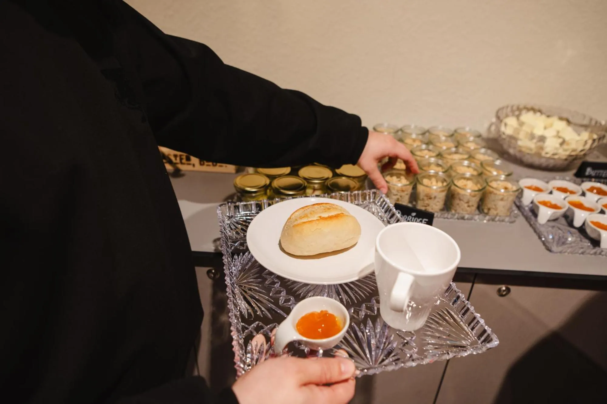 Breakfast in Wombat's City Hostel Leipzig