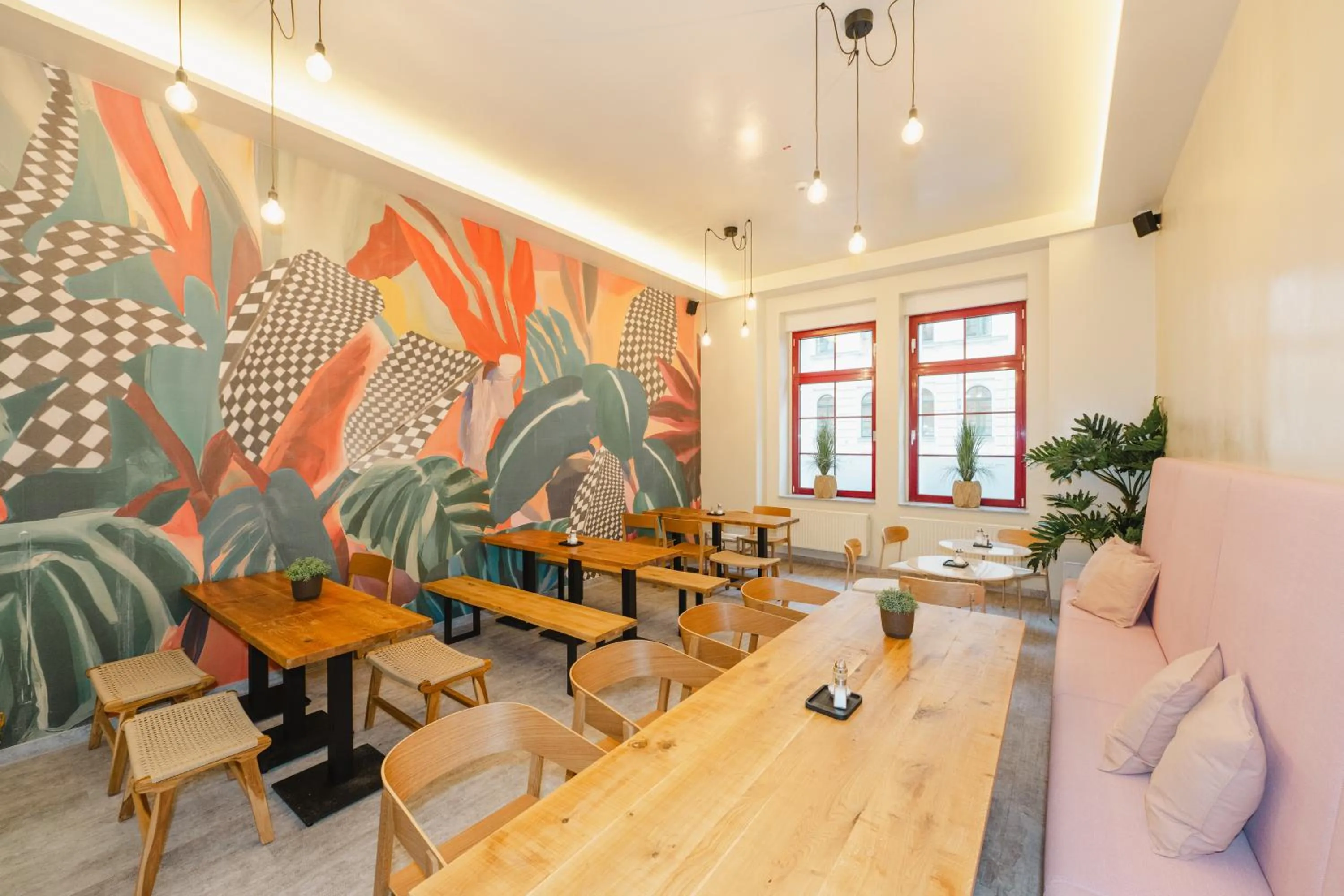 Breakfast in Wombat's City Hostel Leipzig