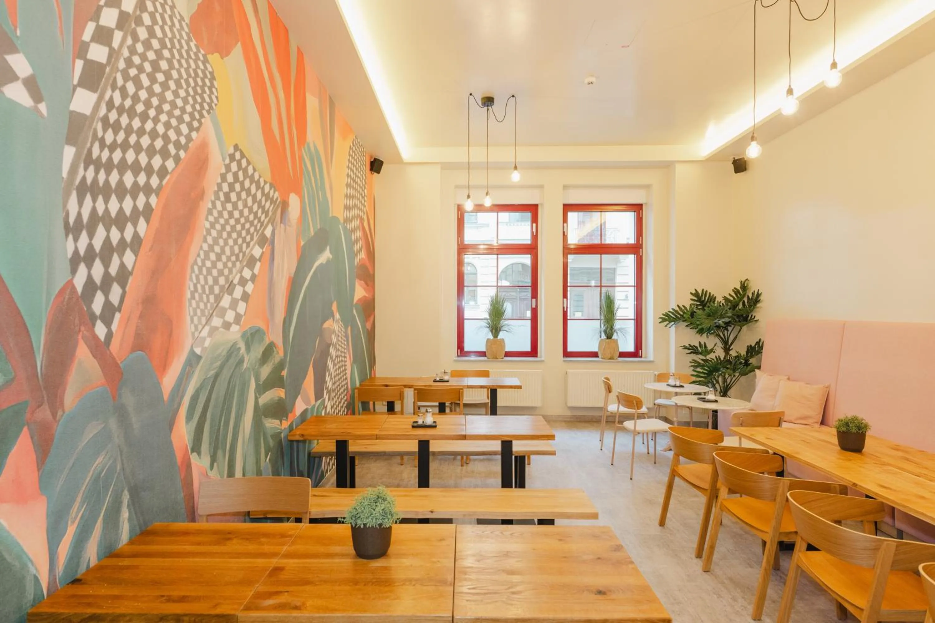 Breakfast in Wombat's City Hostel Leipzig