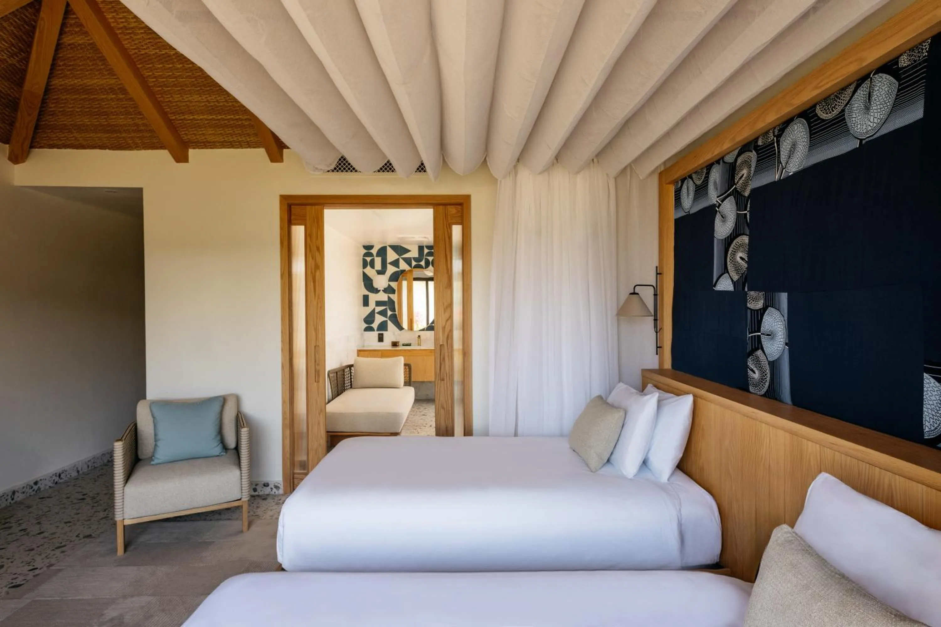 Bed in Melia Zanzibar