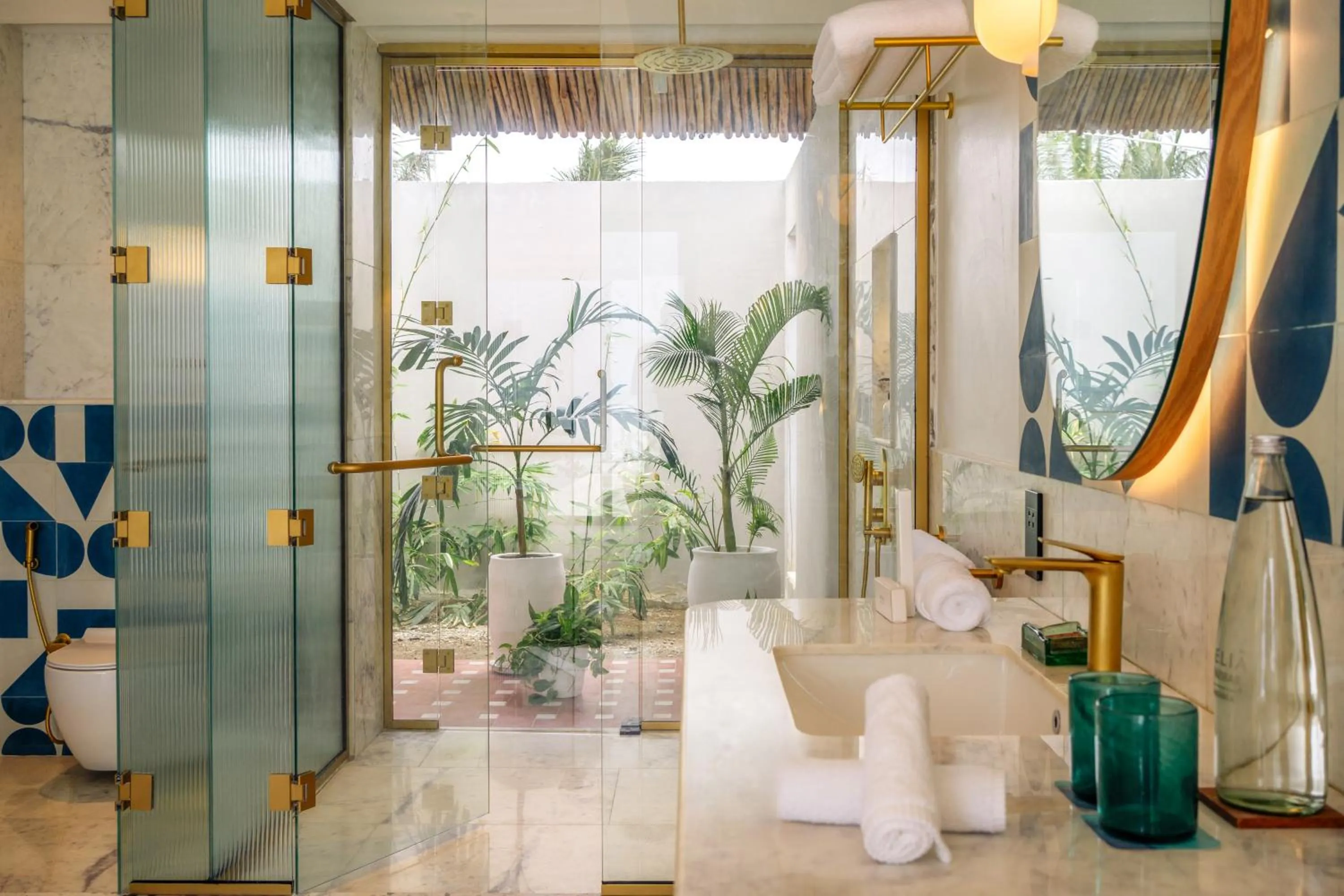 Shower in Melia Zanzibar