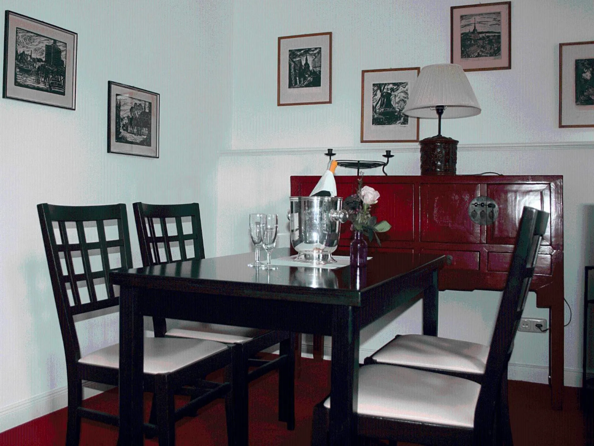 Dining area in Apartments im Kaffeehaus Heldt