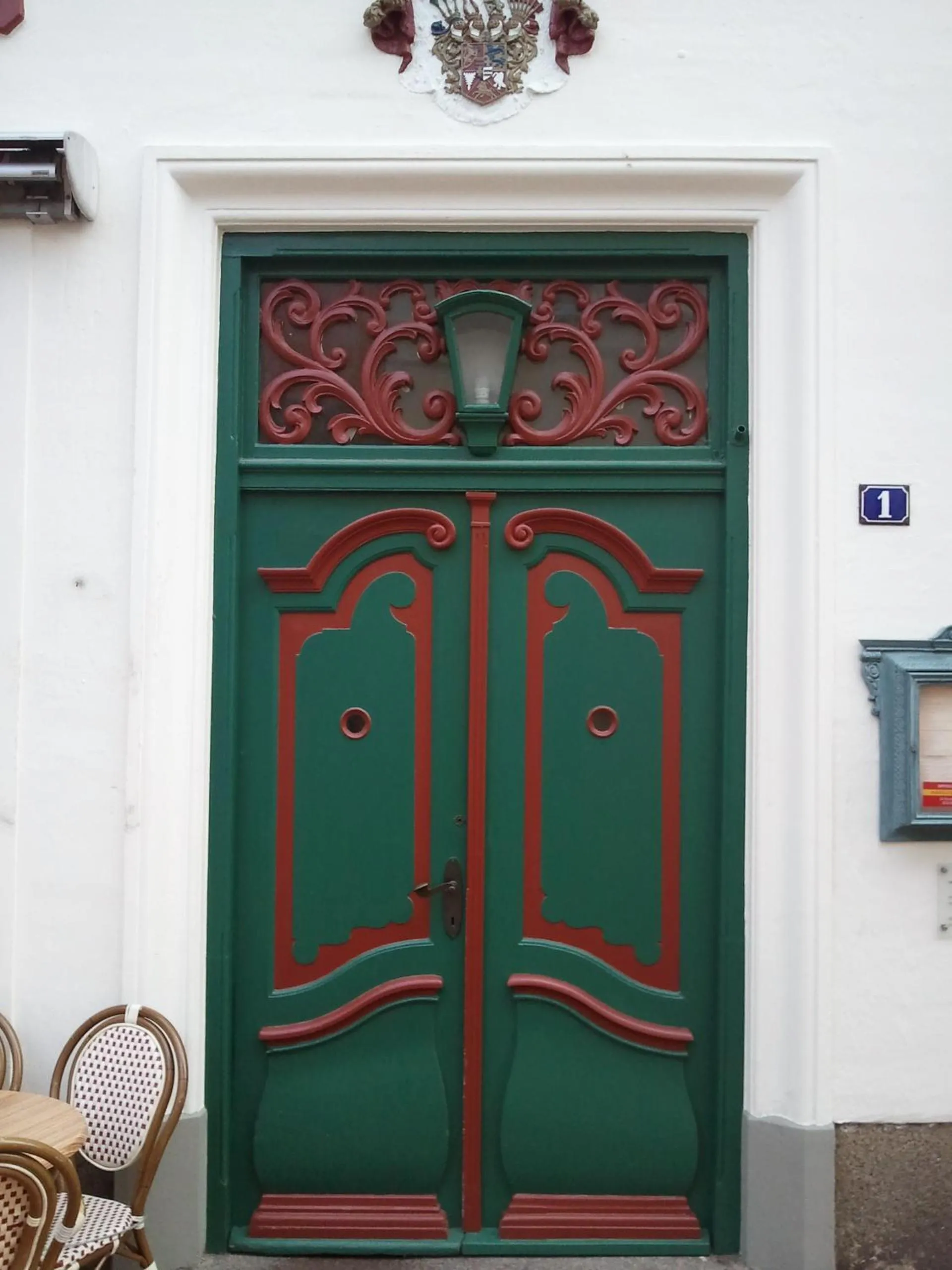 Decorative detail in Apartments im Kaffeehaus Heldt
