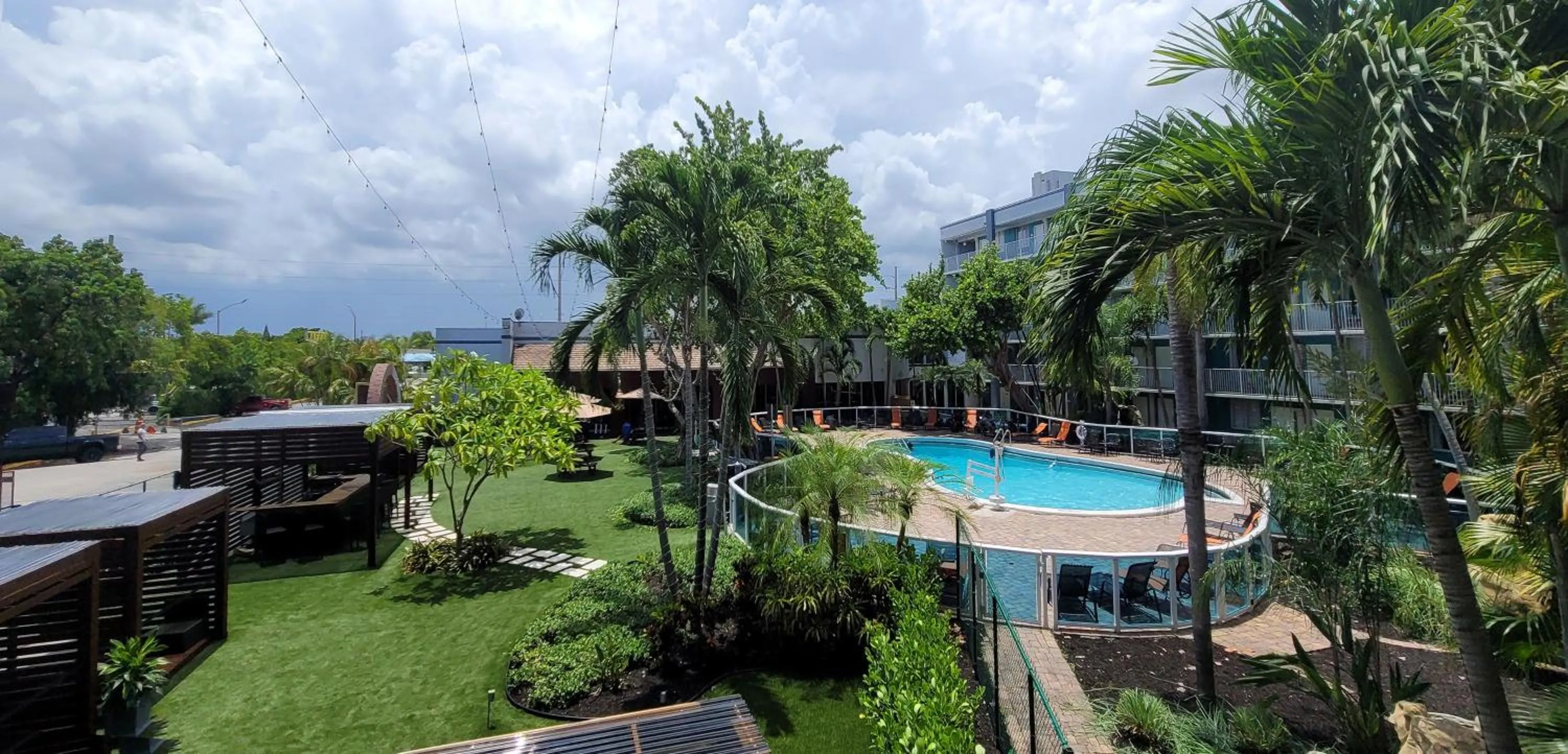 Garden view in Fort Lauderdale Grand Hotel