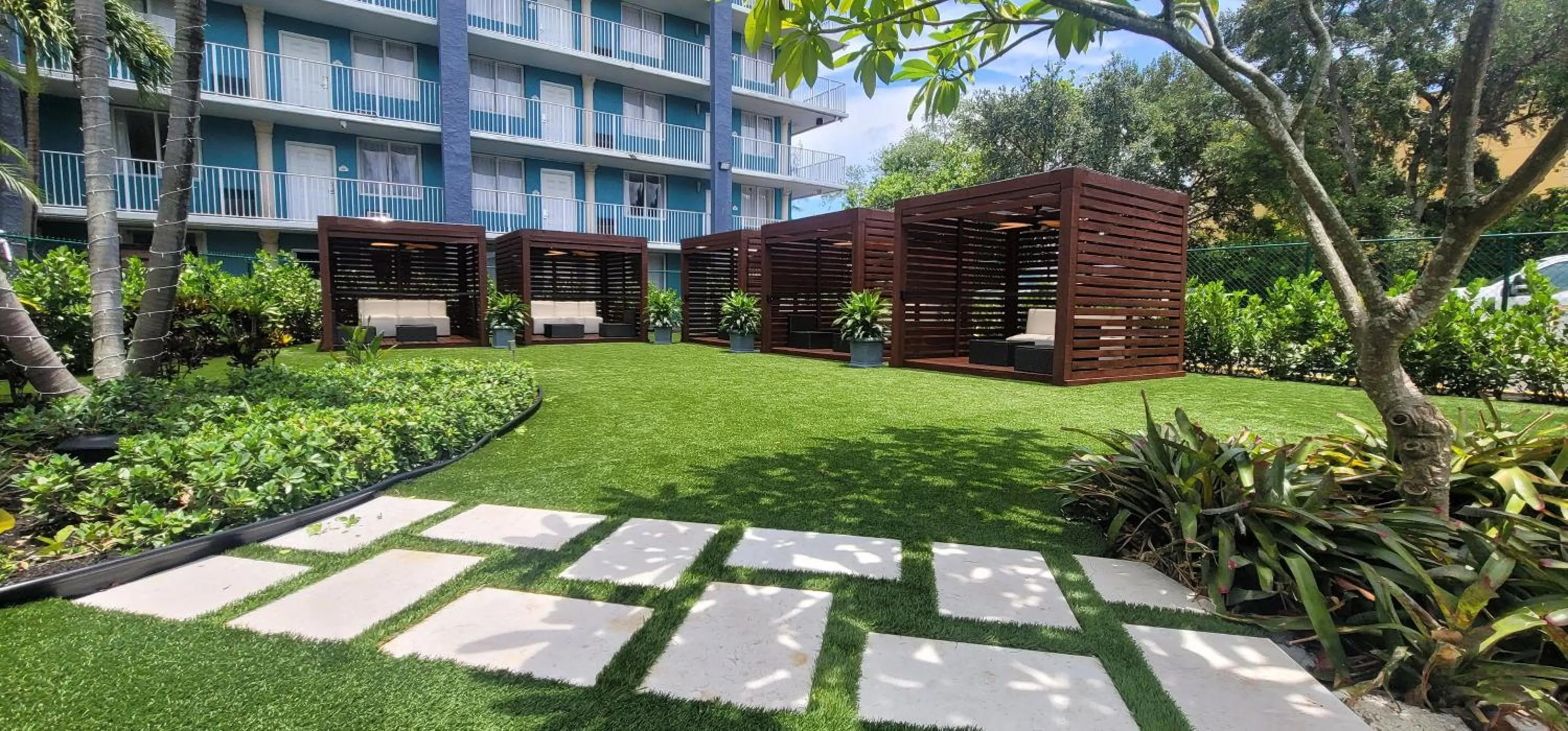 Garden in Fort Lauderdale Grand Hotel