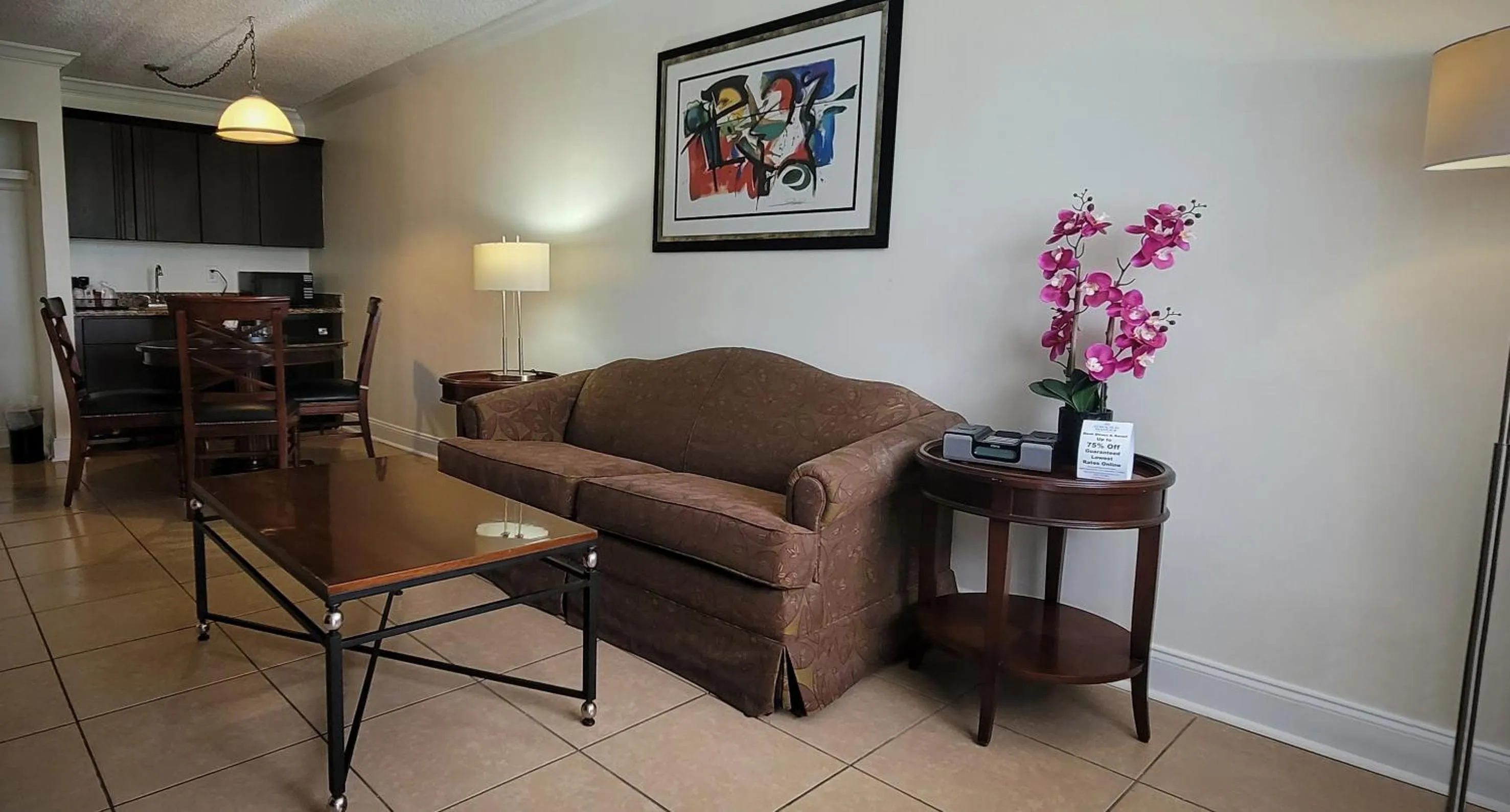 Living room in Fort Lauderdale Grand Hotel