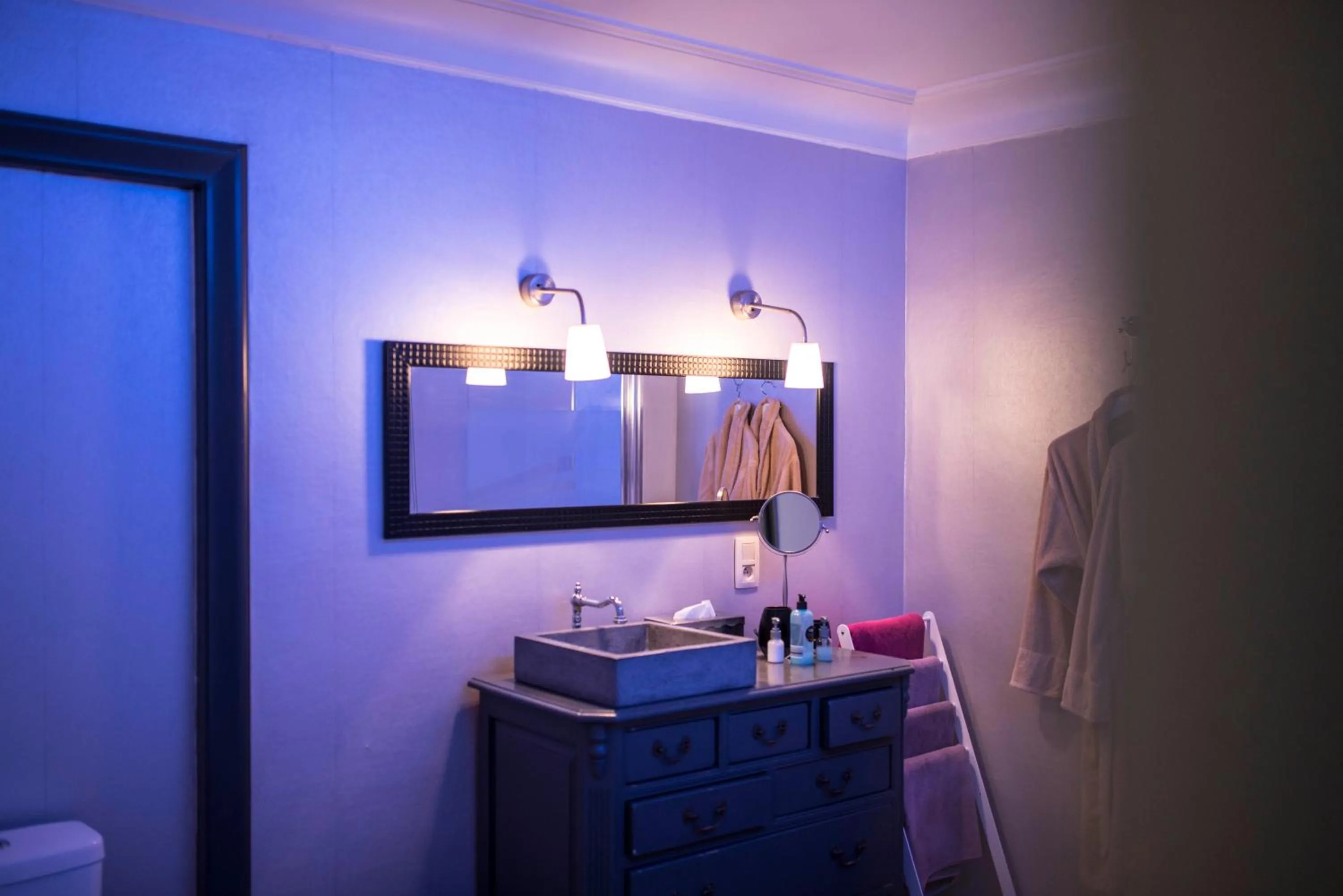 Bathroom in B&B A Dream City spa & Massages