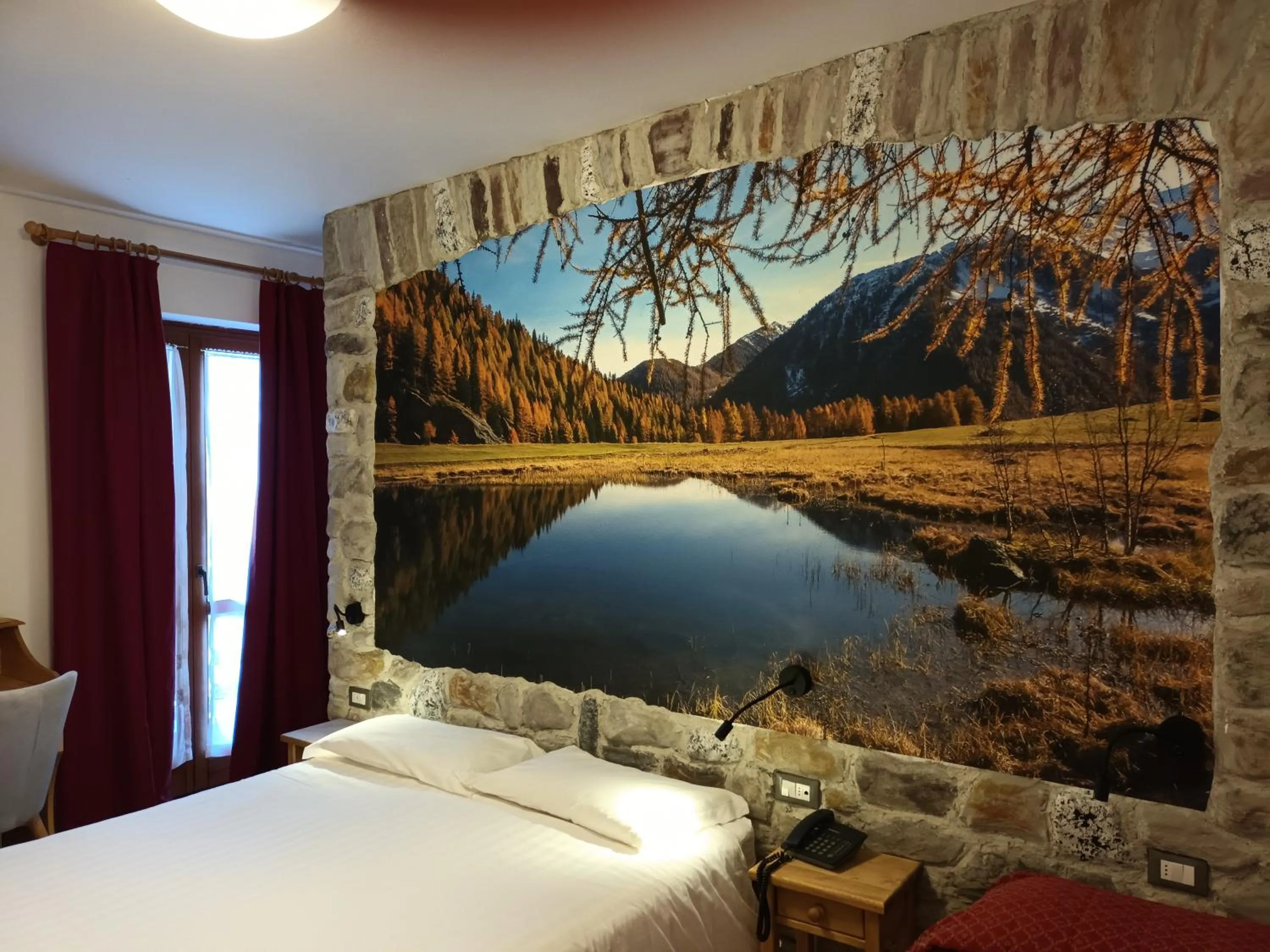Natural landscape, Bed in Hotel Cova