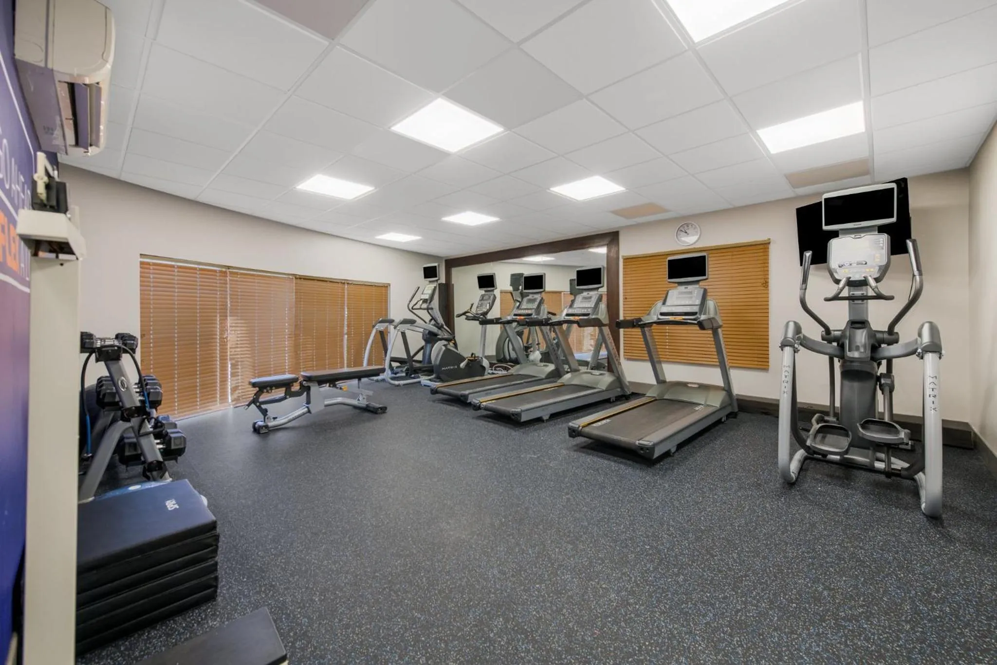 Fitness centre/facilities in Holiday Inn Express Hotels- Hampton by IHG