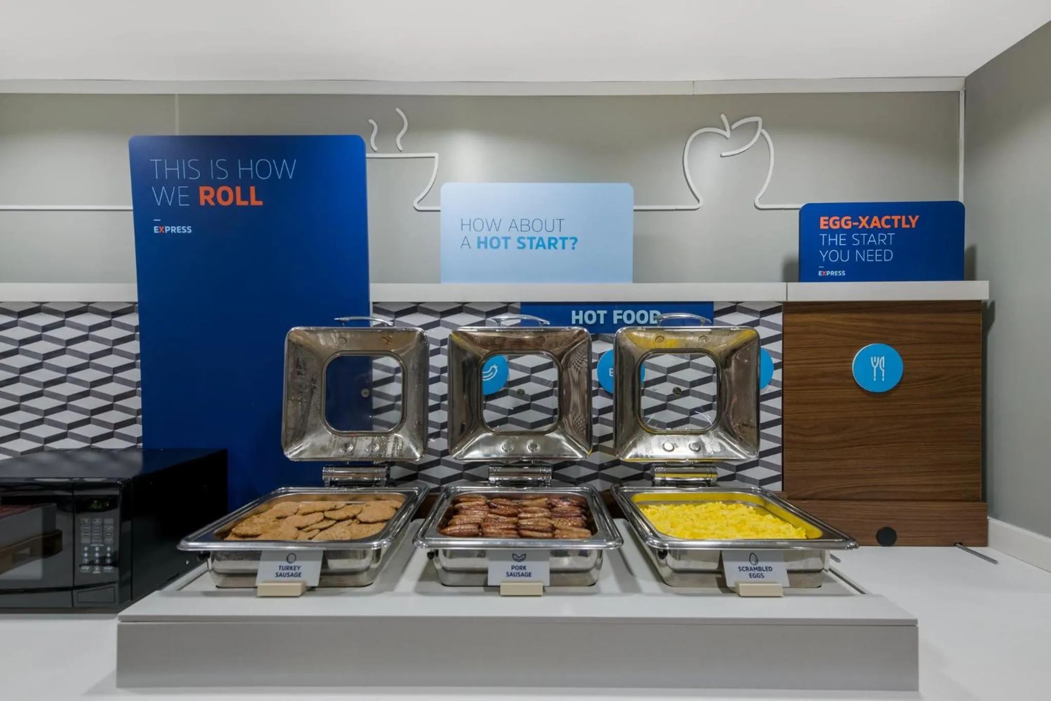 Breakfast in Holiday Inn Express Hotels- Hampton by IHG