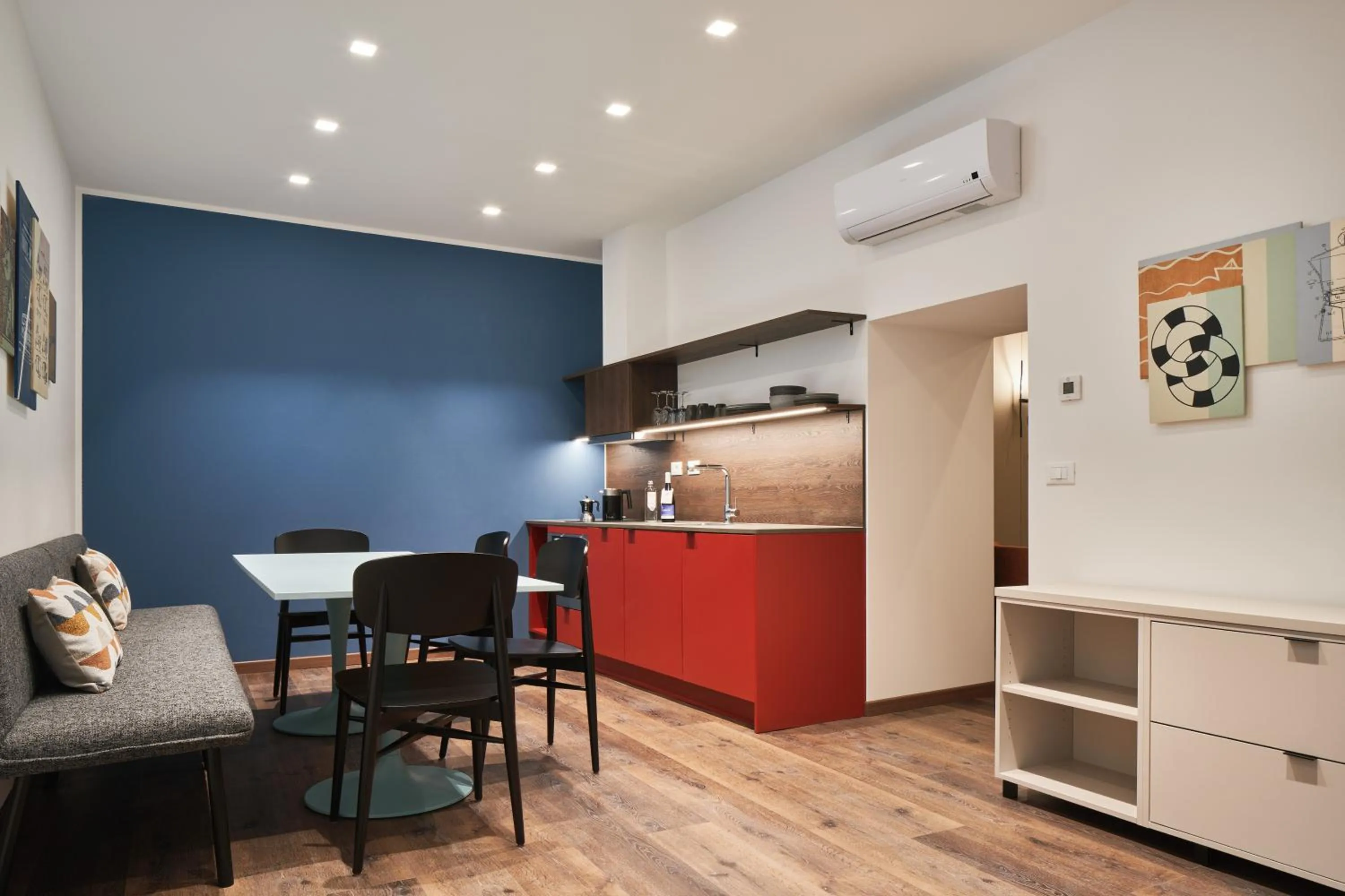 Kitchen or kitchenette in URBANAUTS STUDIOS Minelli