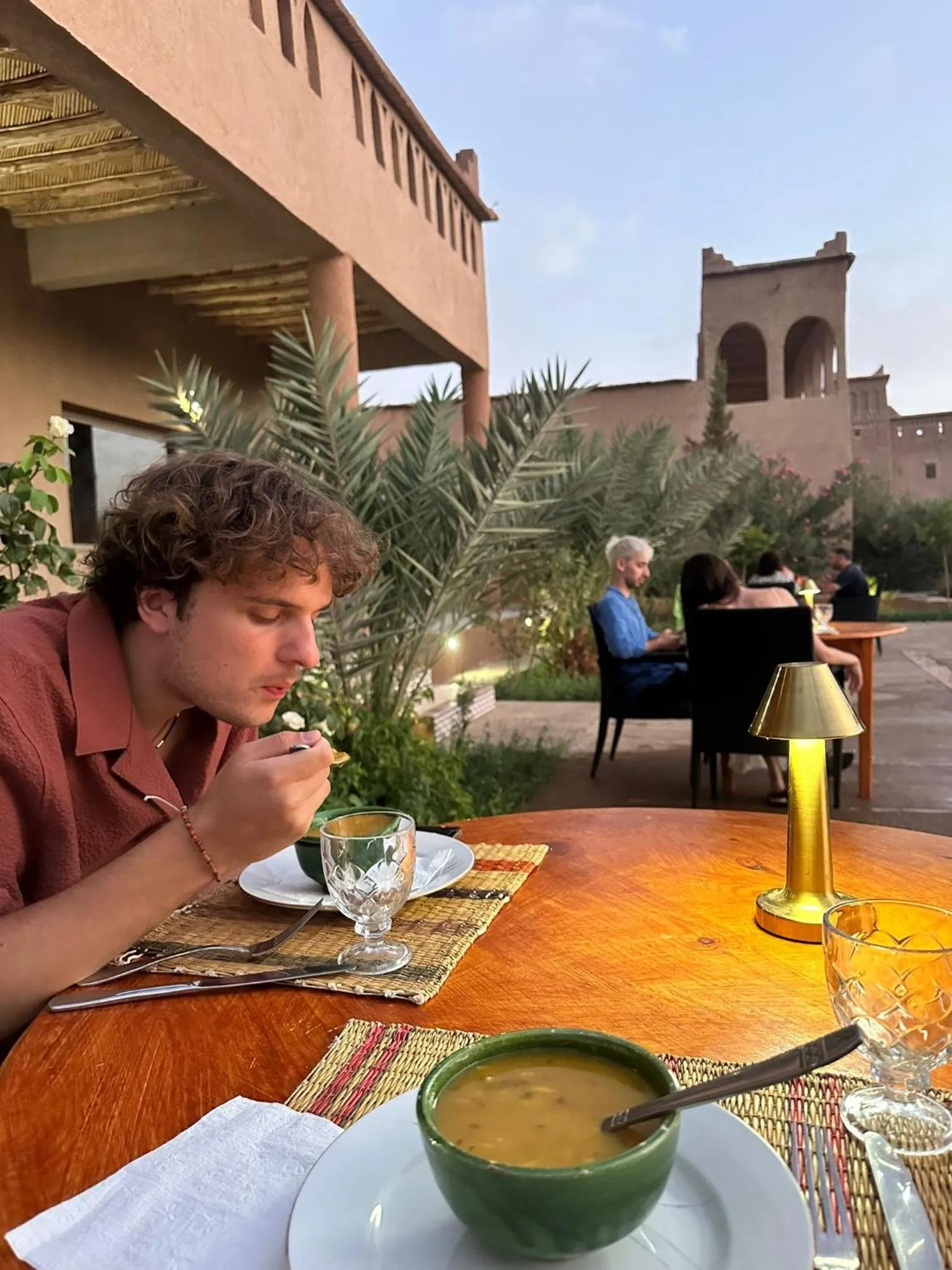 Patio in Auberge Famille Benmoro