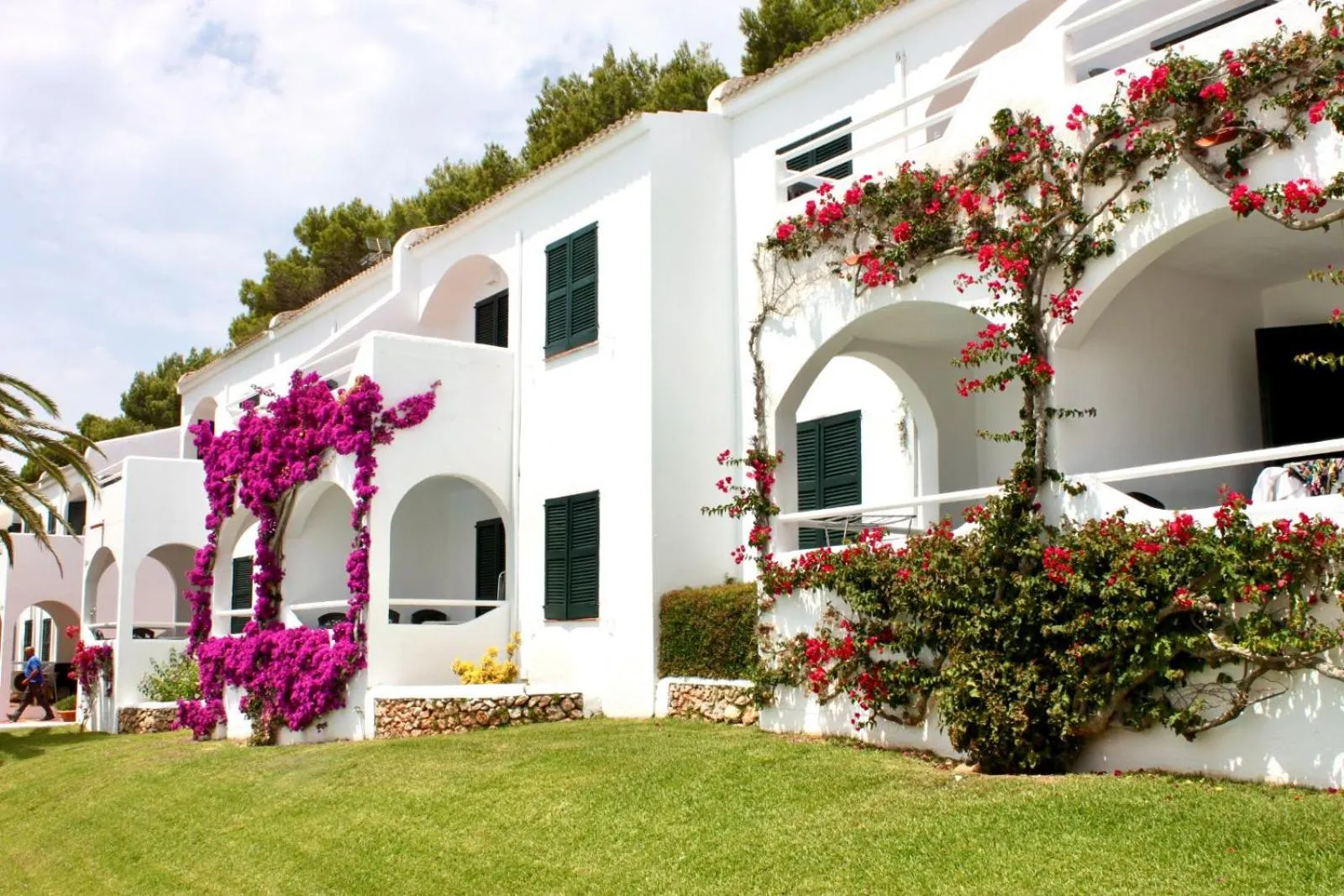 Garden view in Playa Parc Apartments