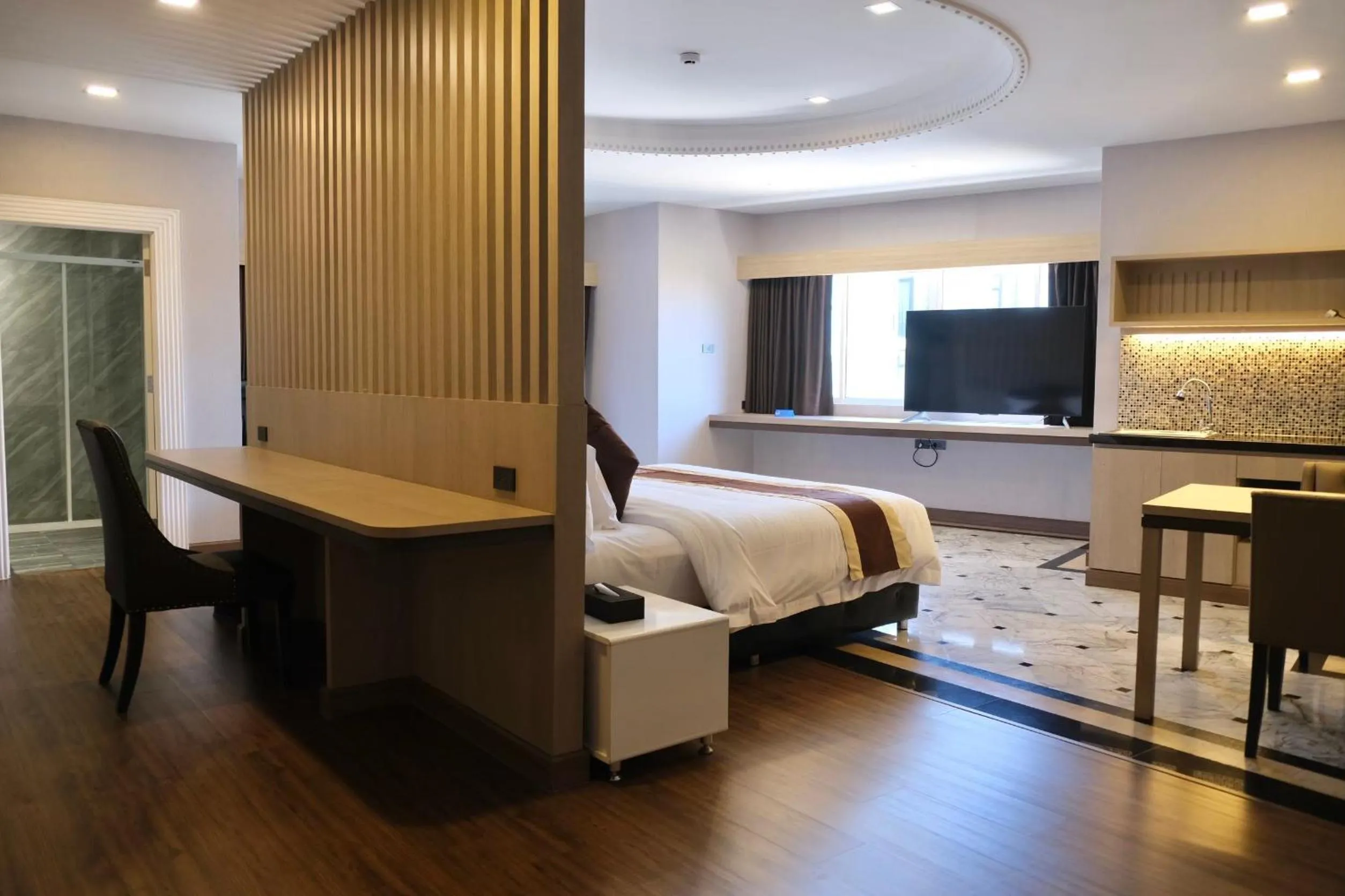 Bedroom, Bed in KTK Pattaya Hotel & Residence