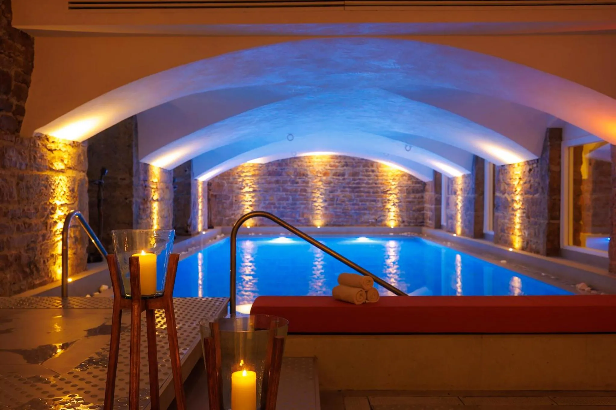 Pool view in Boscolo Lyon Hotel & Spa