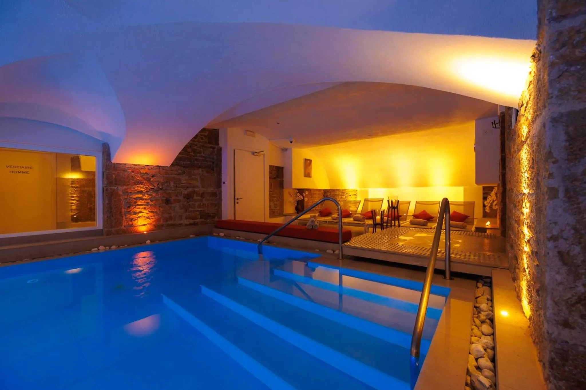 Pool view in Boscolo Lyon Hotel & Spa