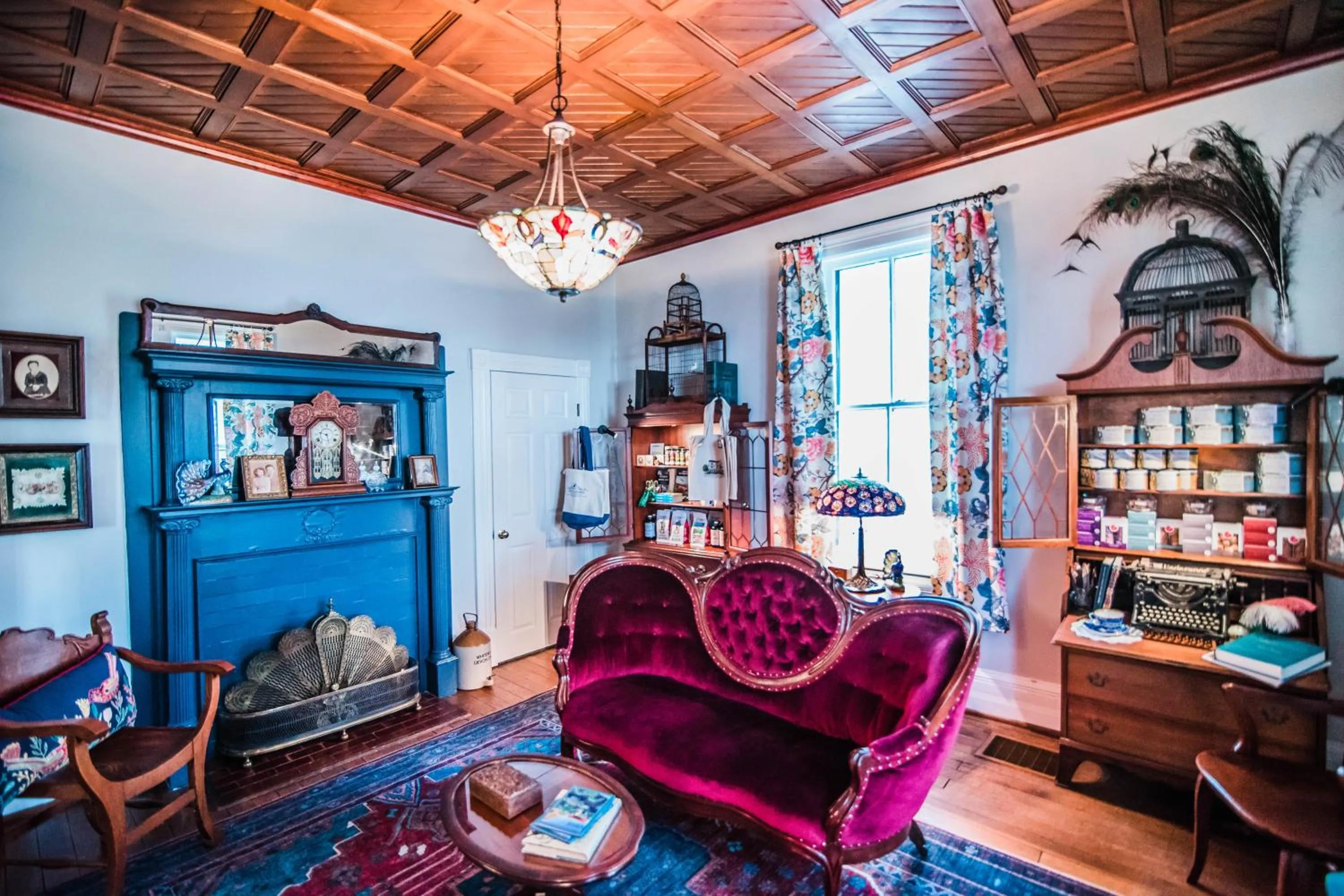 Living room in The Claiborne Bed and Breakfast