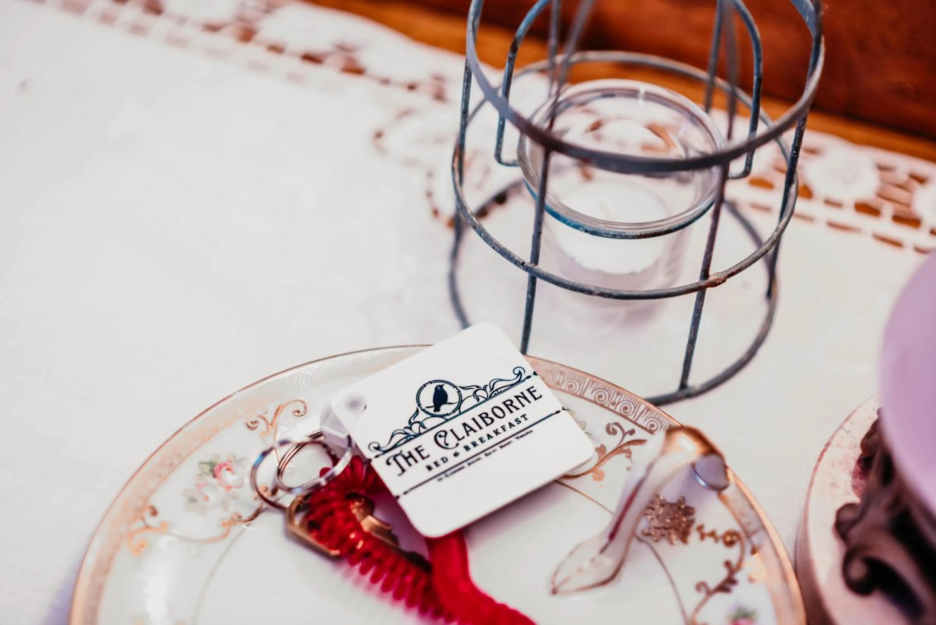 Decorative detail in The Claiborne Bed and Breakfast