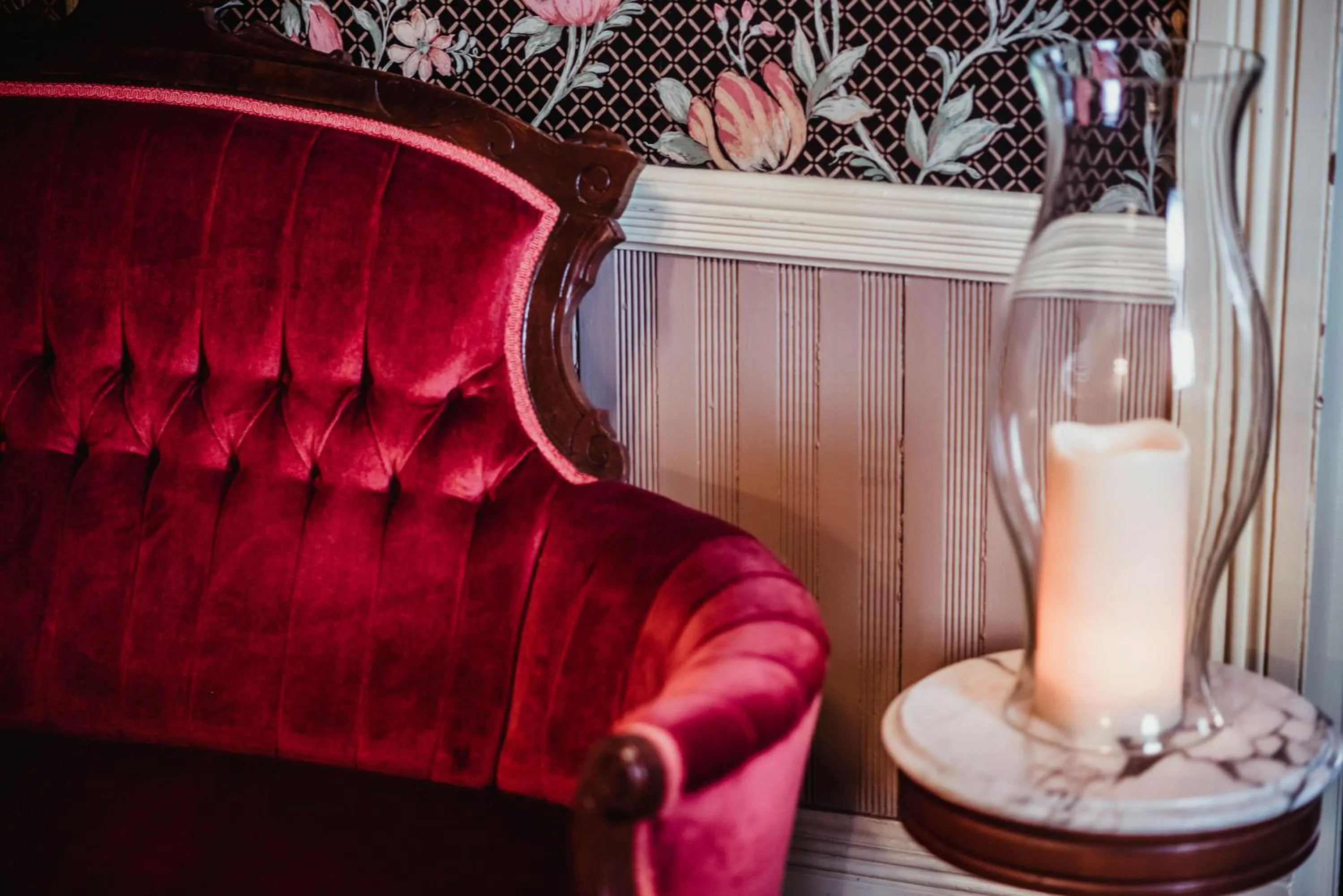Seating area in The Claiborne Bed and Breakfast