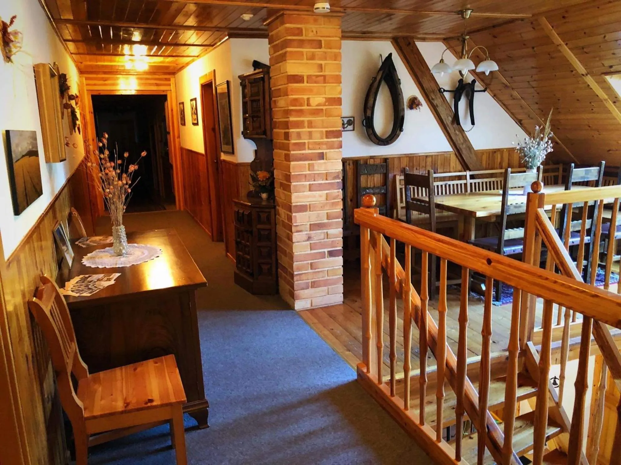 Seating area in Hostinec Selský dvůr