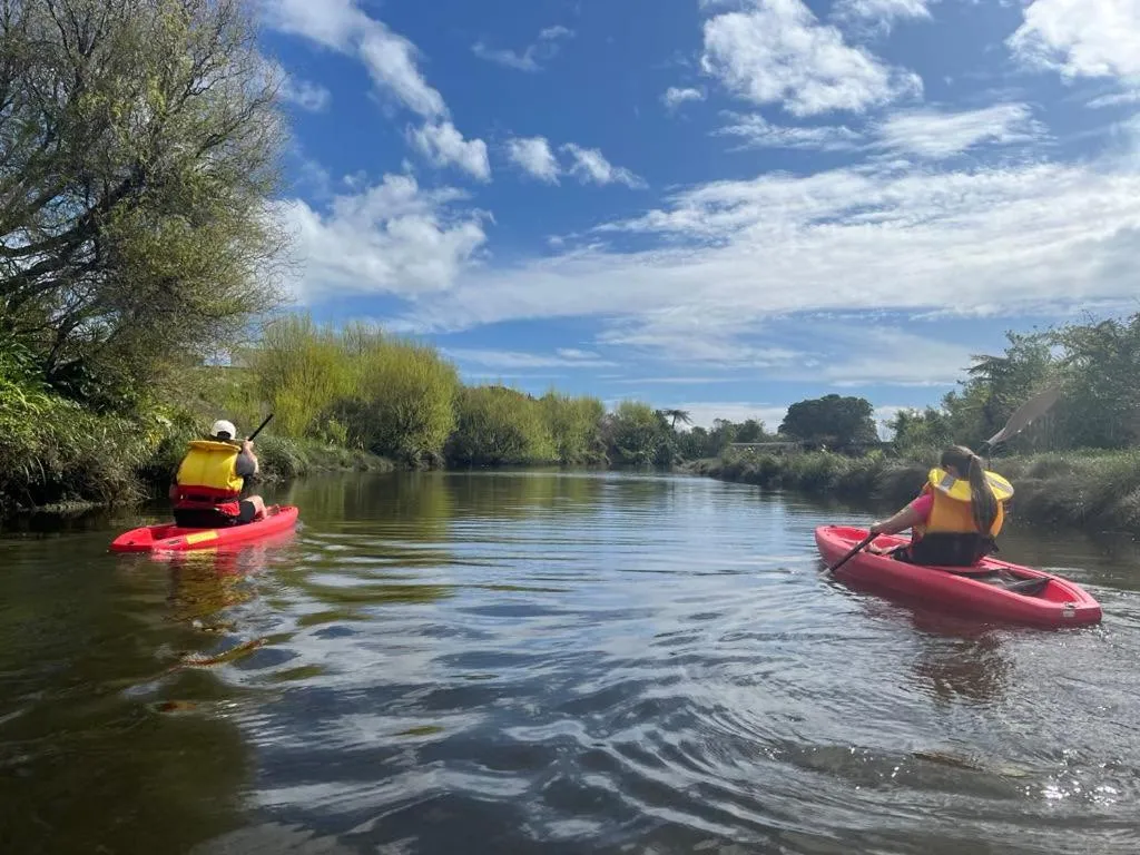 Canoeing in Global Village Travellers Lodge