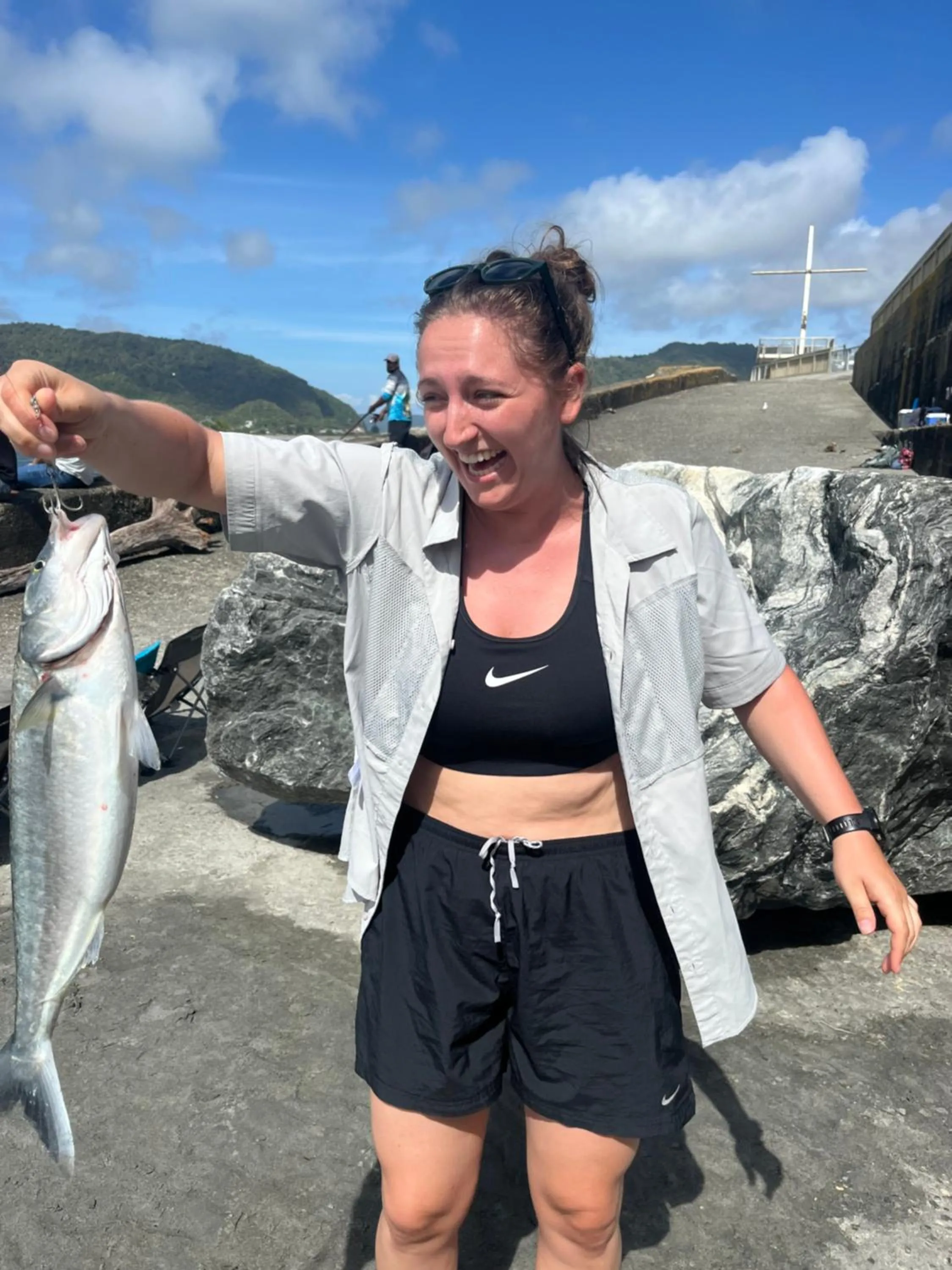 Fishing in Global Village Travellers Lodge