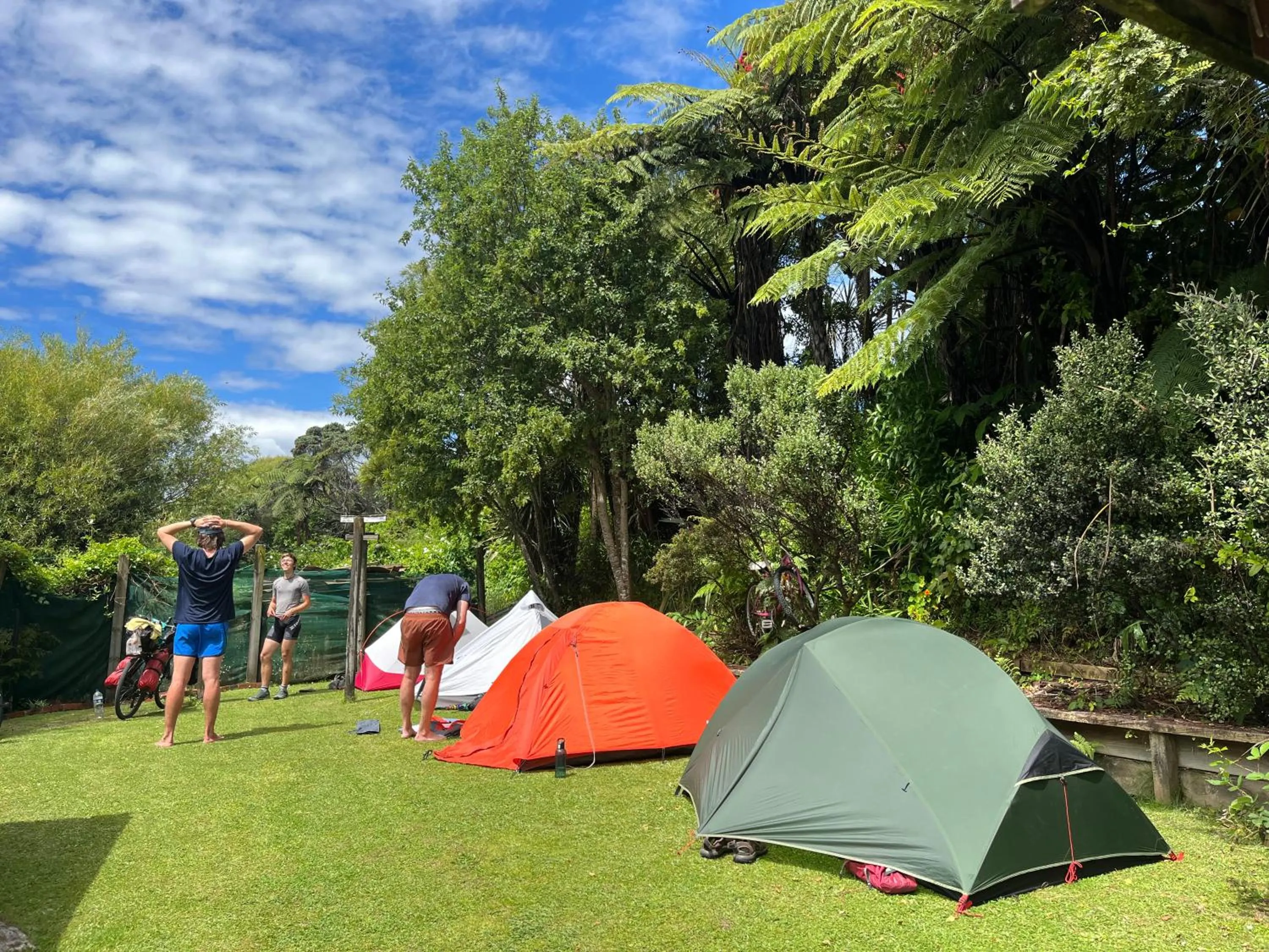 Garden in Global Village Travellers Lodge