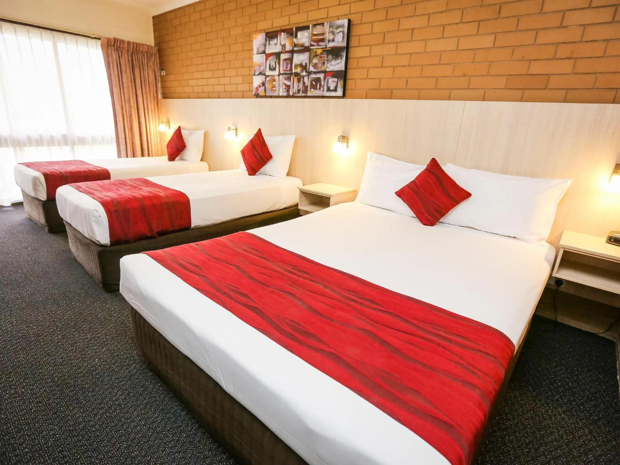 Bedroom, Bed in Mildura River City Motel