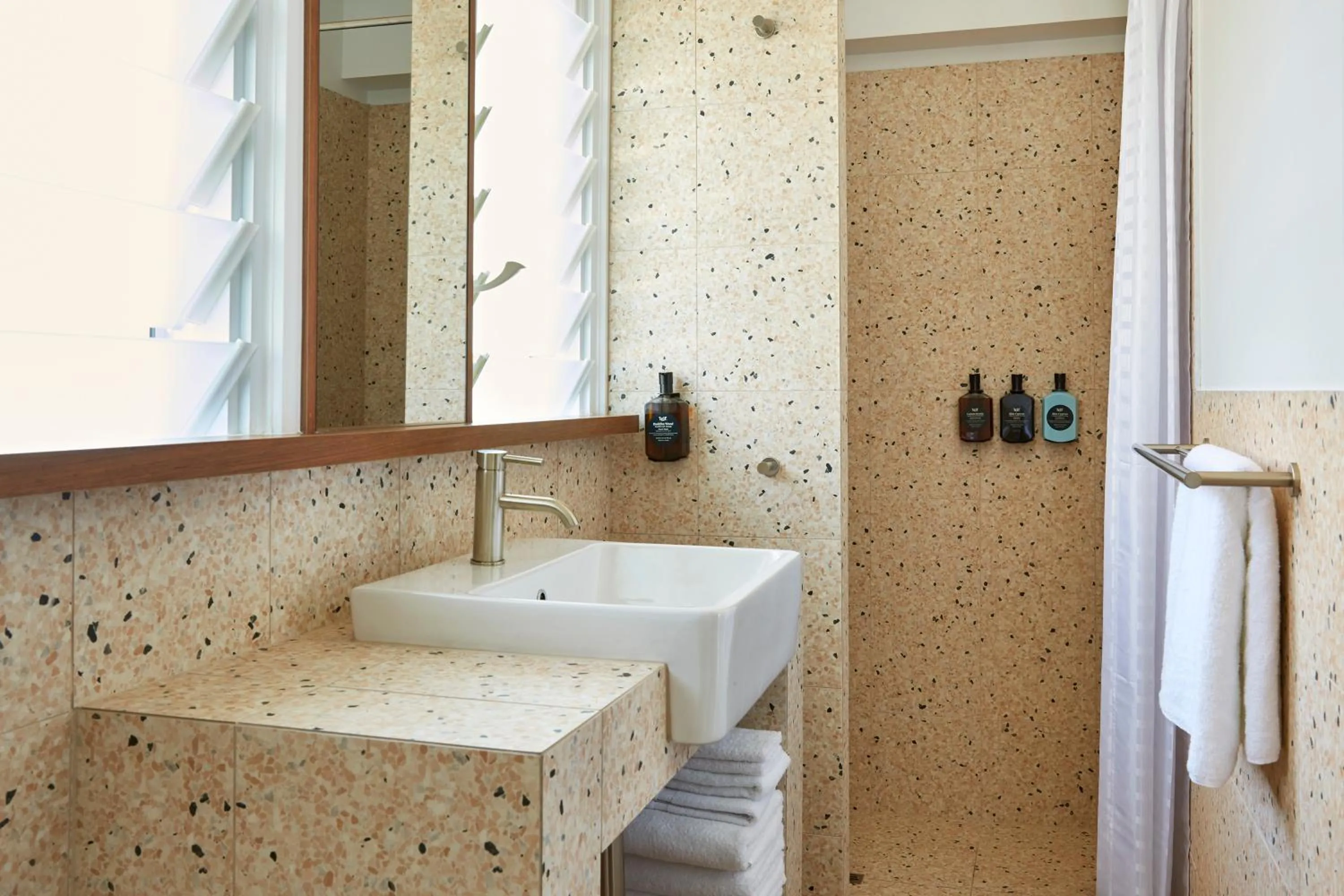 Bathroom in The Sails Motel Brunswick Heads