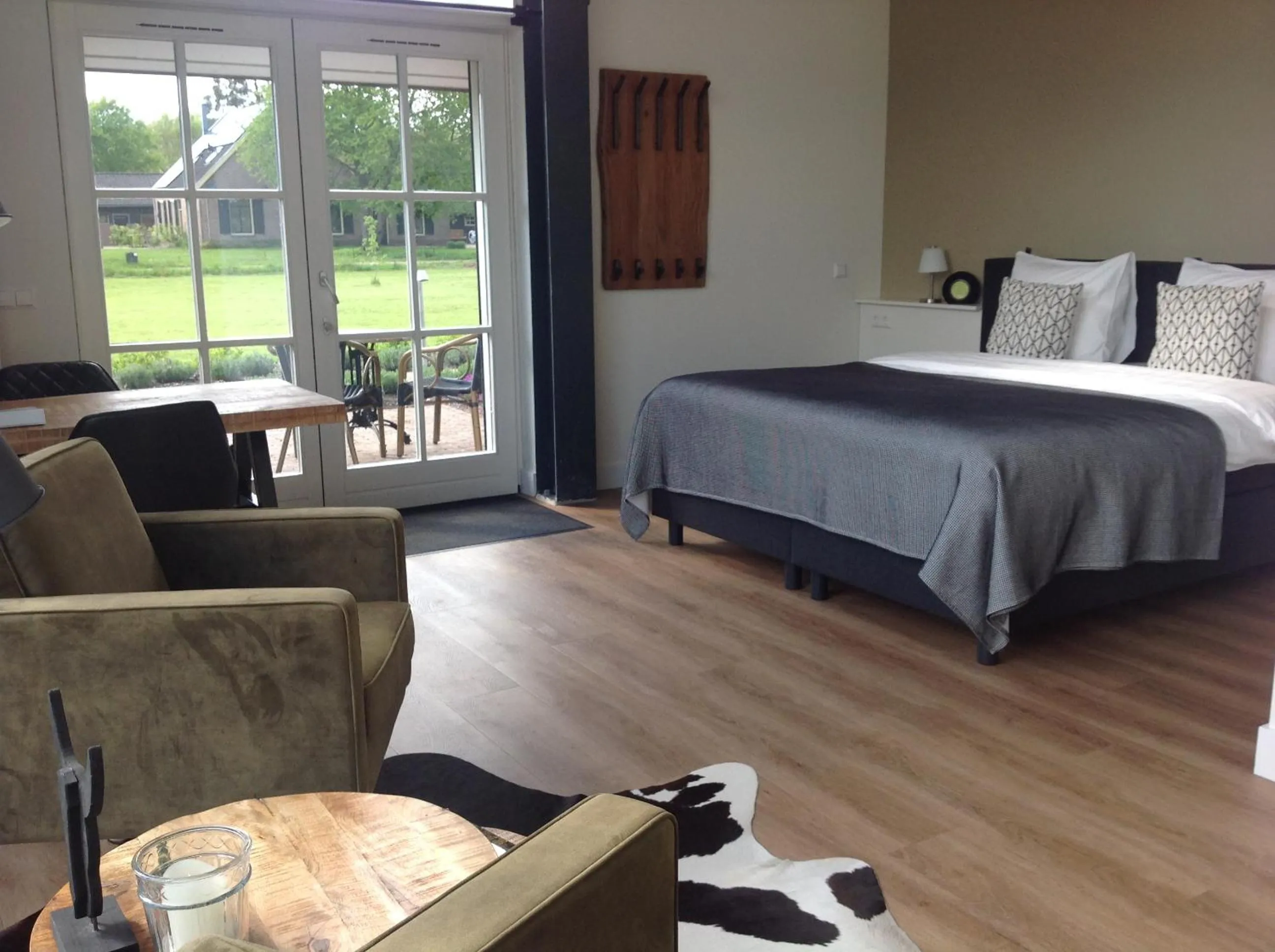 Bed in B&B De Veluwe Hoeve