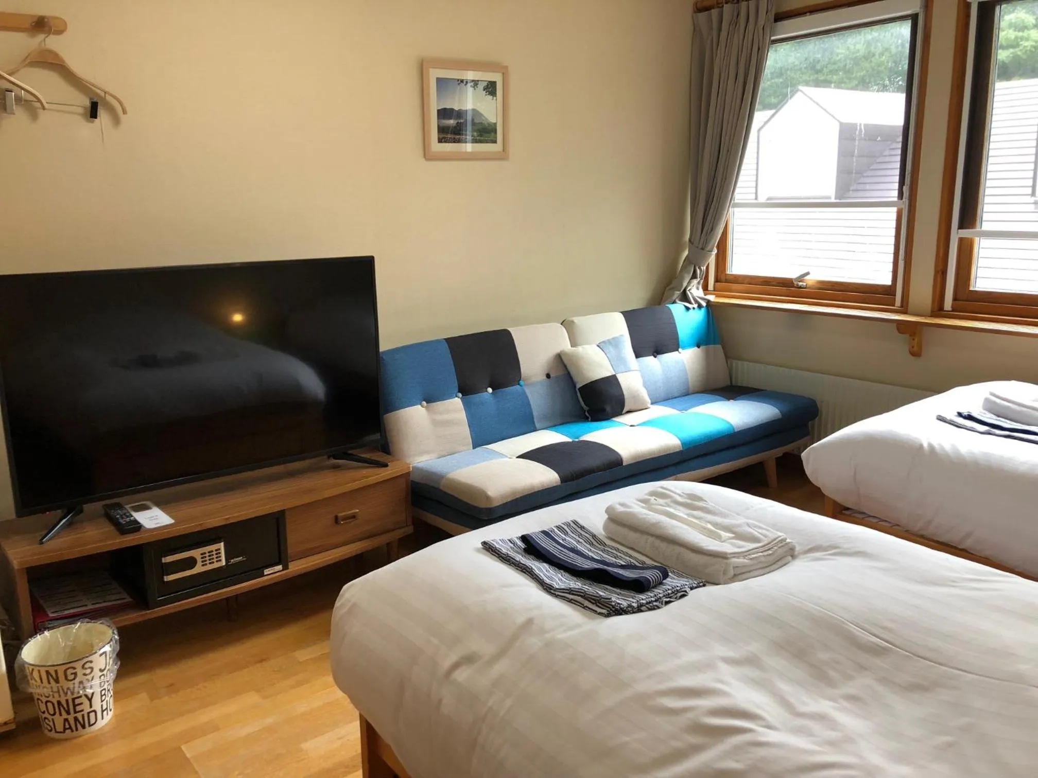 Bed in Rusutsu Lodges Pension Lilla Huset