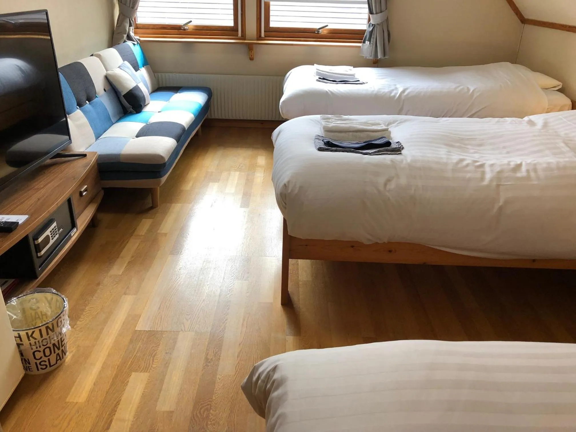 Photo of the whole room, Bed in Rusutsu Lodges Pension Lilla Huset