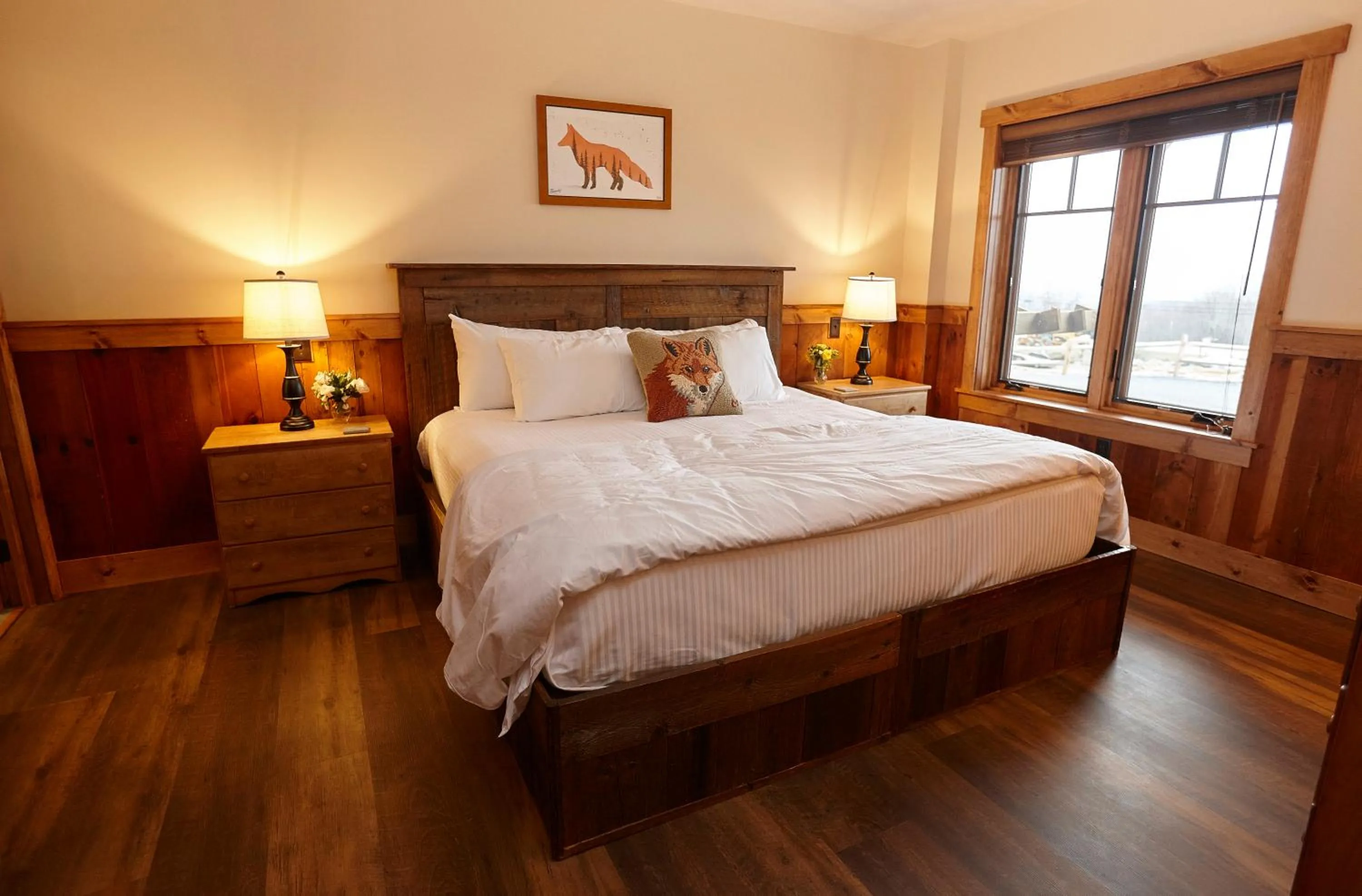 Bed in Seesaw's Lodge