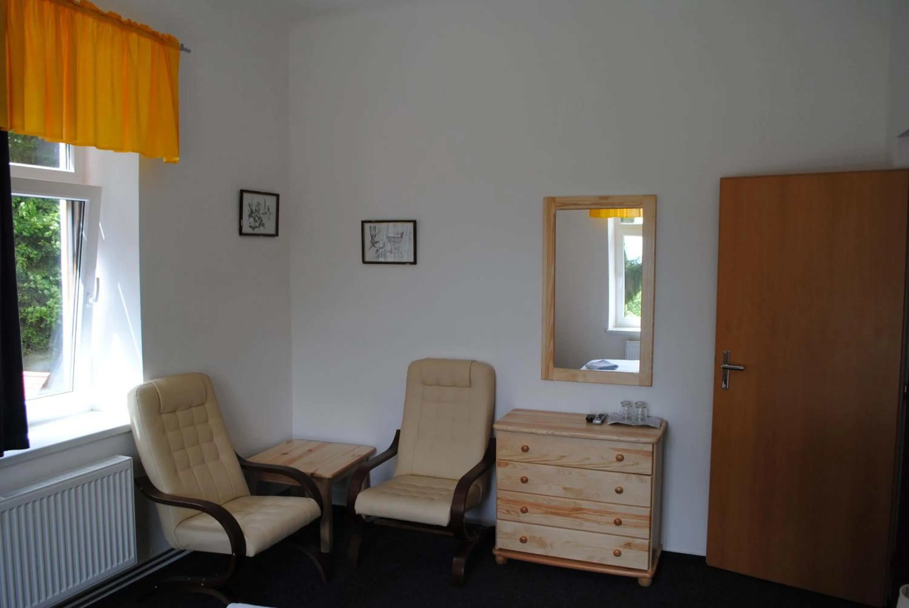 Seating area in Hotel pod Šikmou Věží