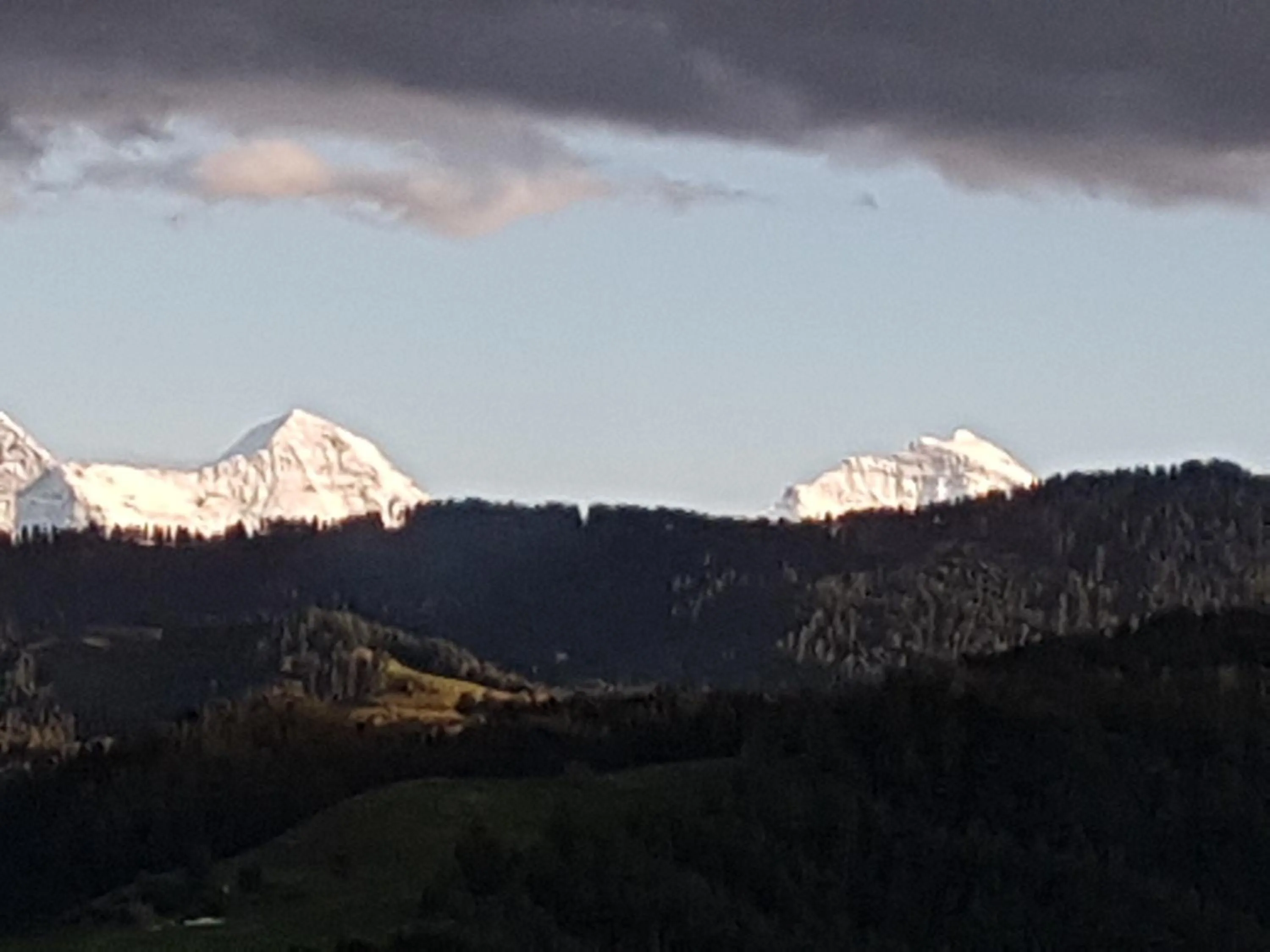 Mountain view in b&b krättli