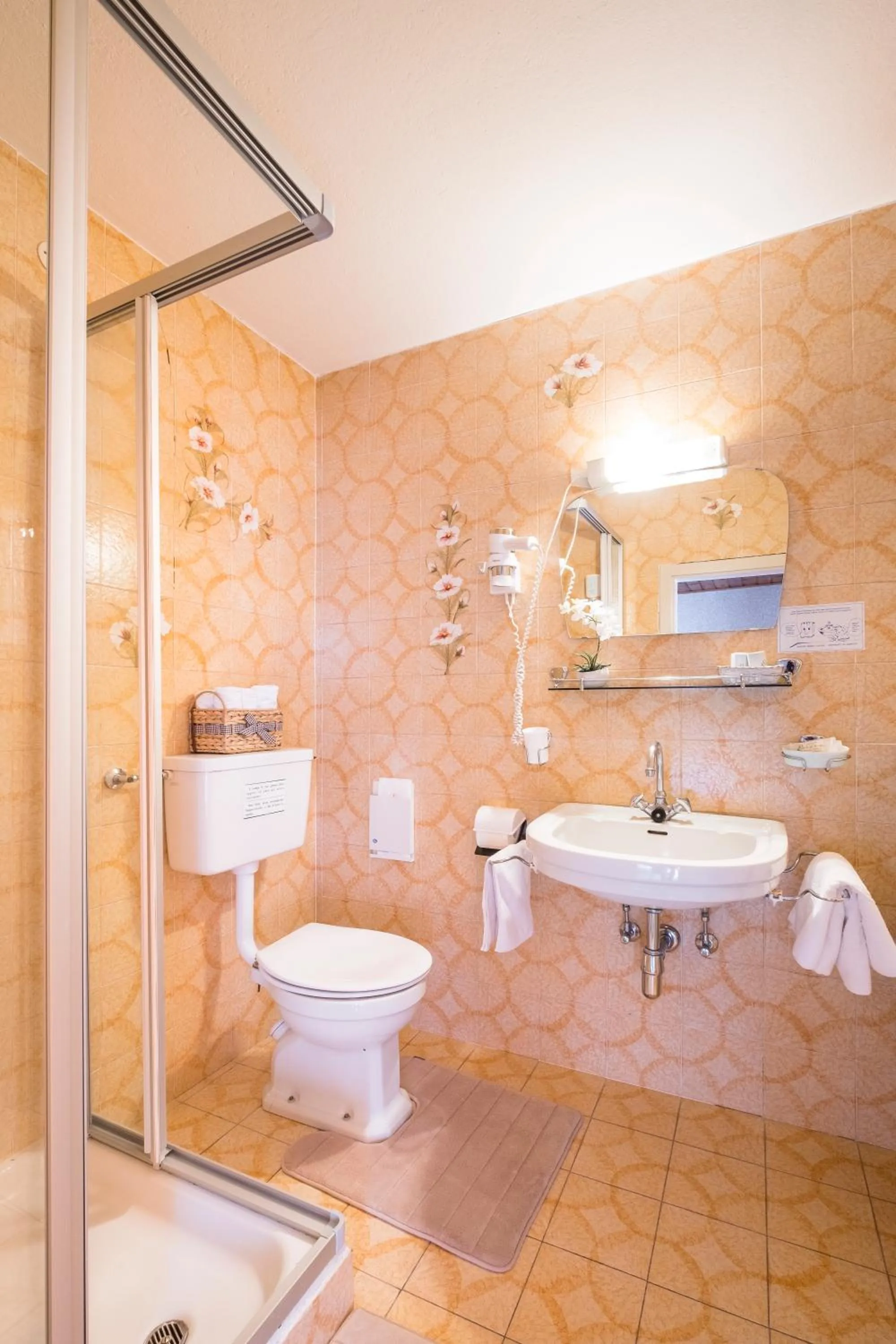 Shower in Hotel Serena