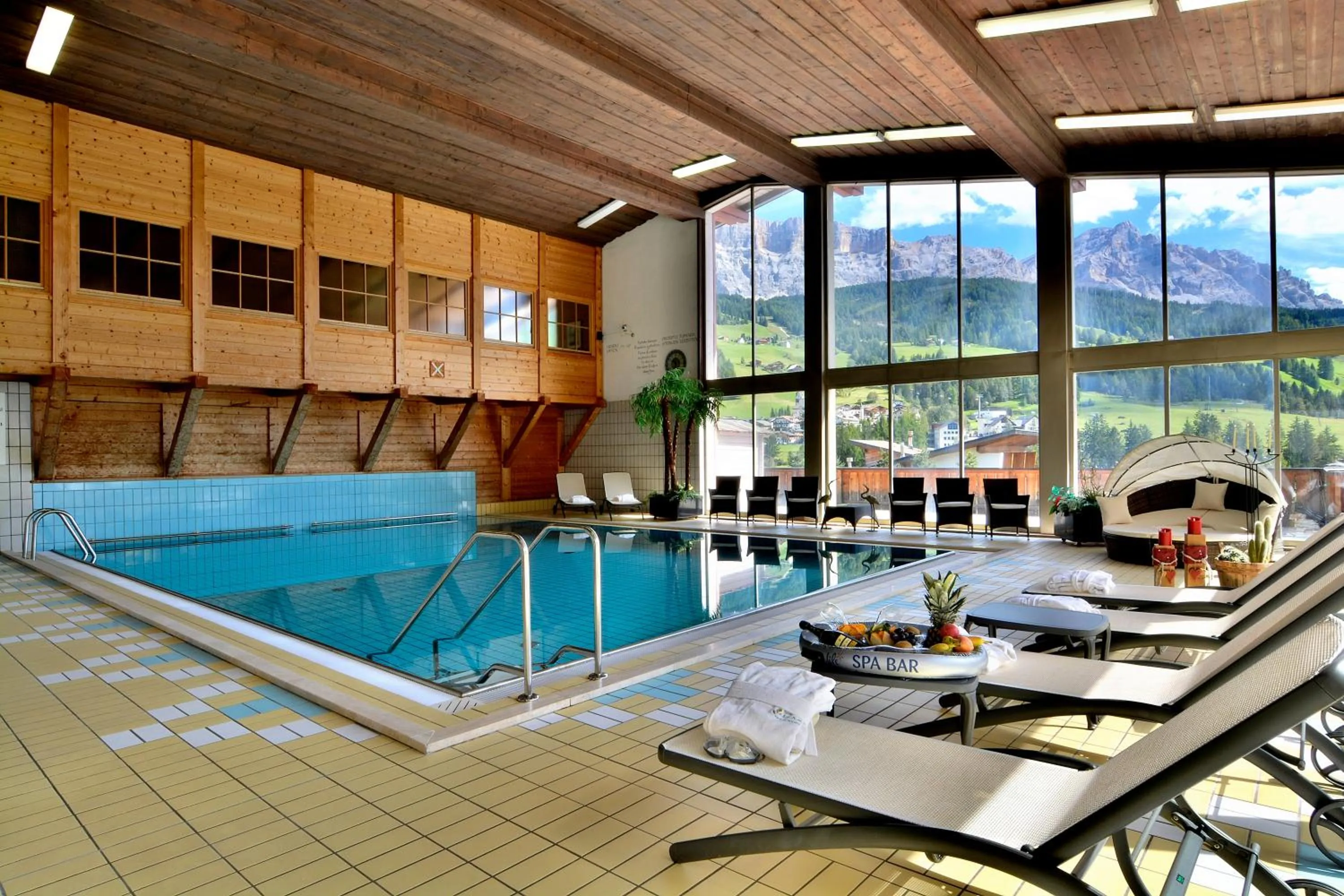 Mountain view in Hotel Serena