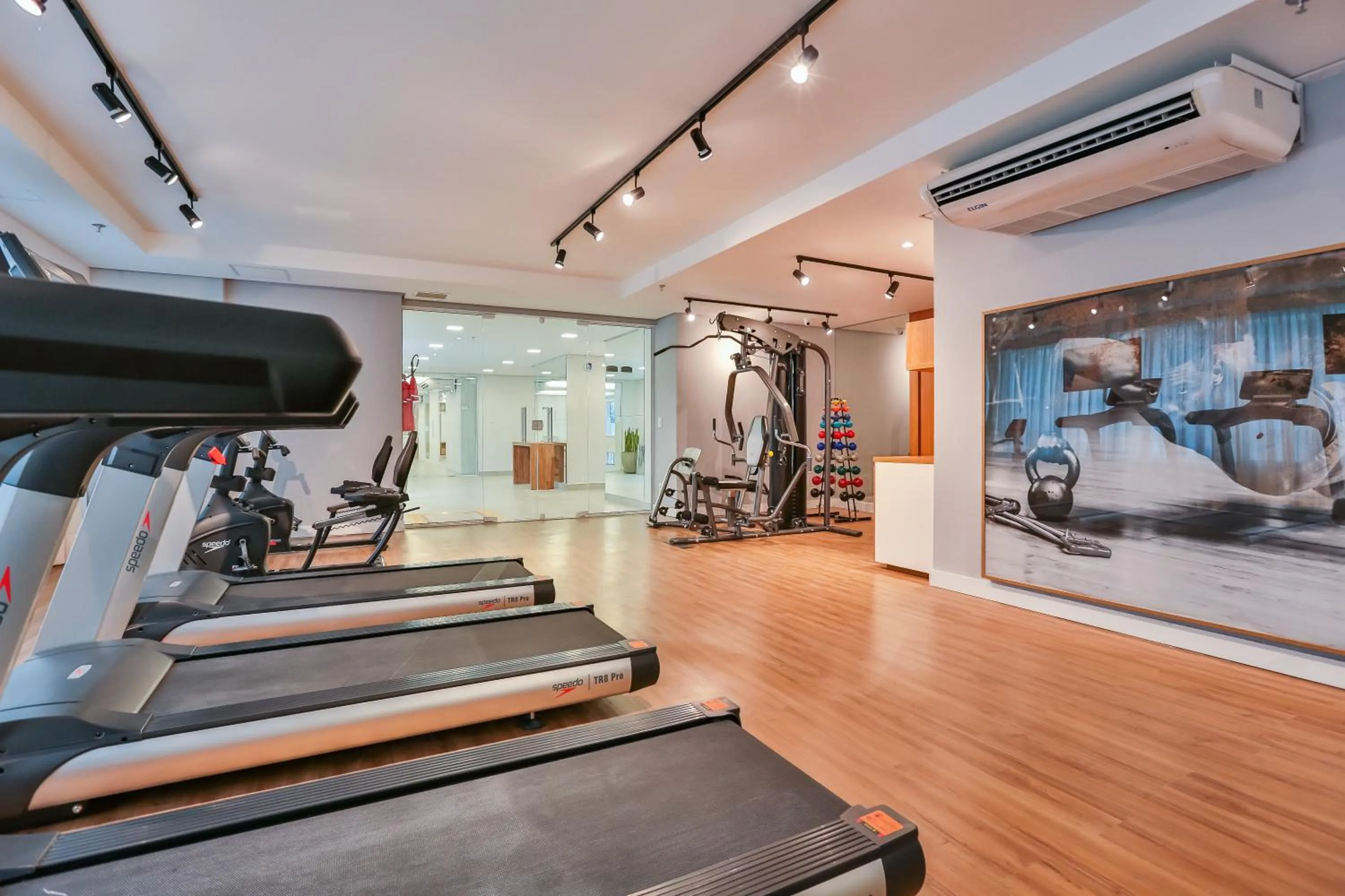 Fitness centre/facilities in eSuítes Campos dos Goytacazes