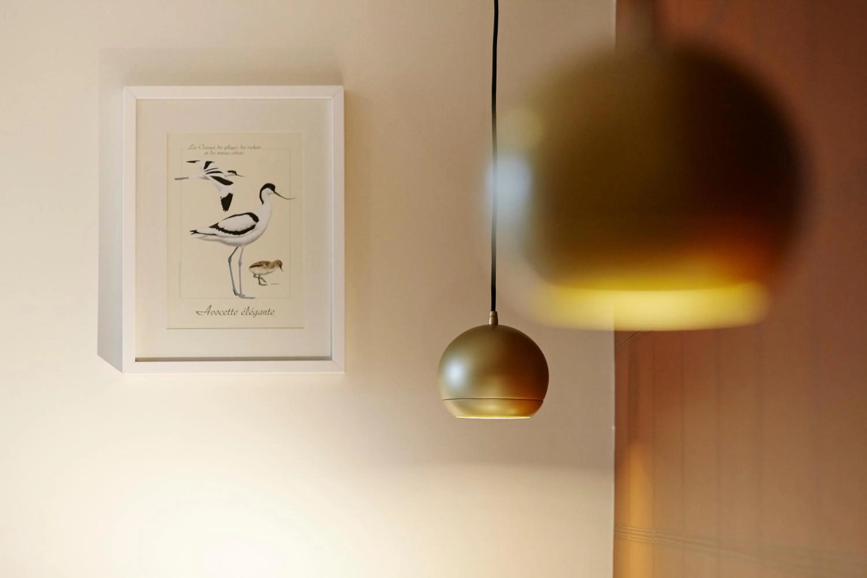 Decorative detail in Les Chants d'Ailes - Hôtel Face Mer