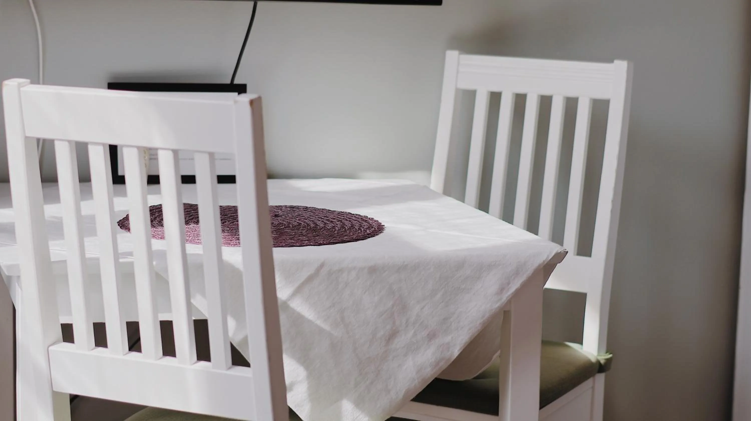 Dining area, Bed in Huoneistohotelli Marja