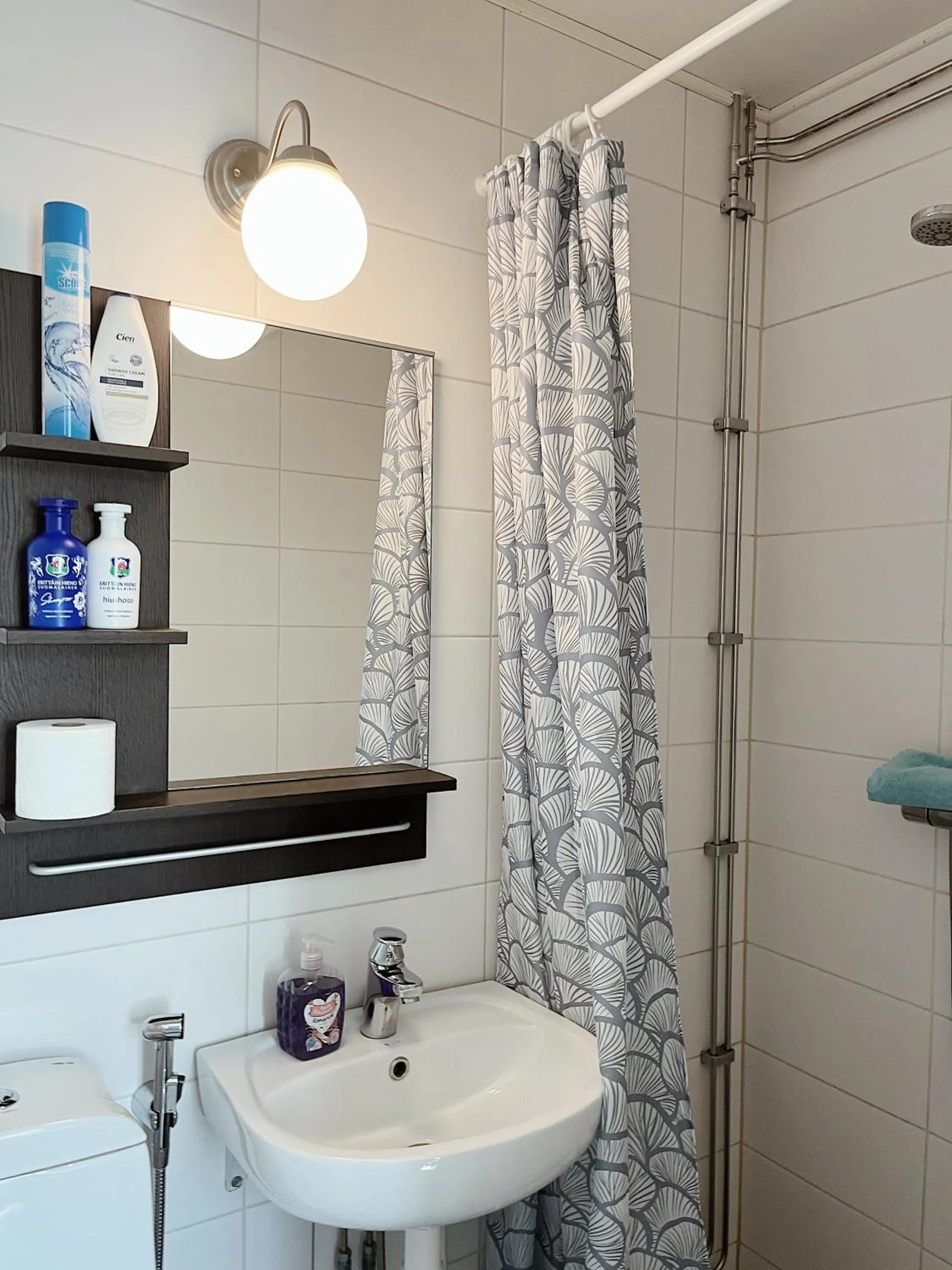 Bathroom in Huoneistohotelli Marja