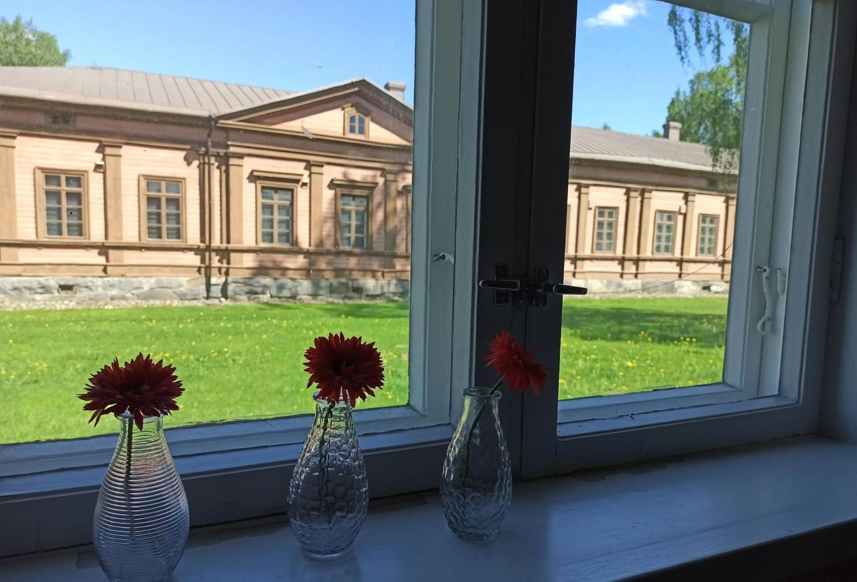 Garden view in Huoneistohotelli Marja