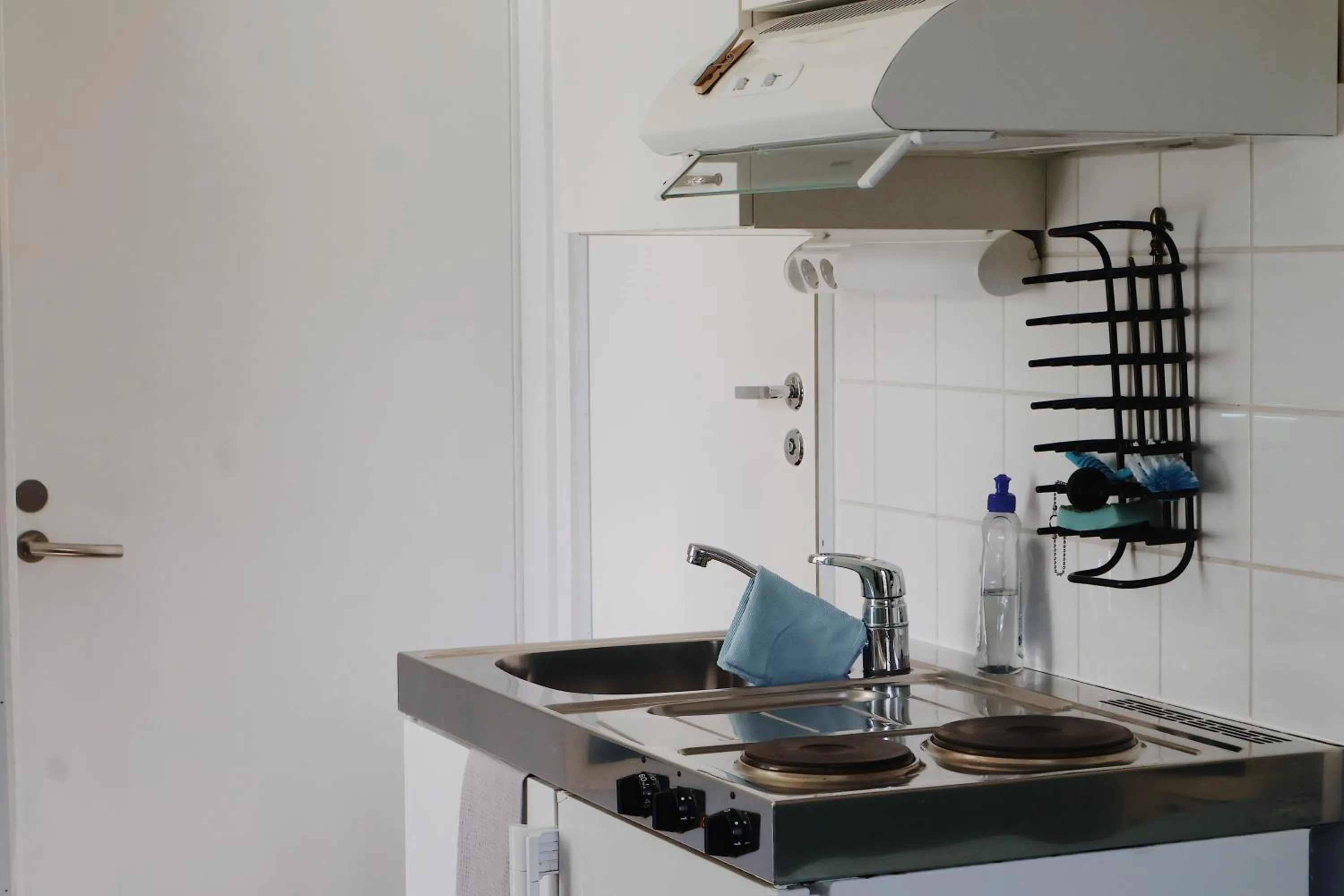 Kitchen or kitchenette in Huoneistohotelli Marja