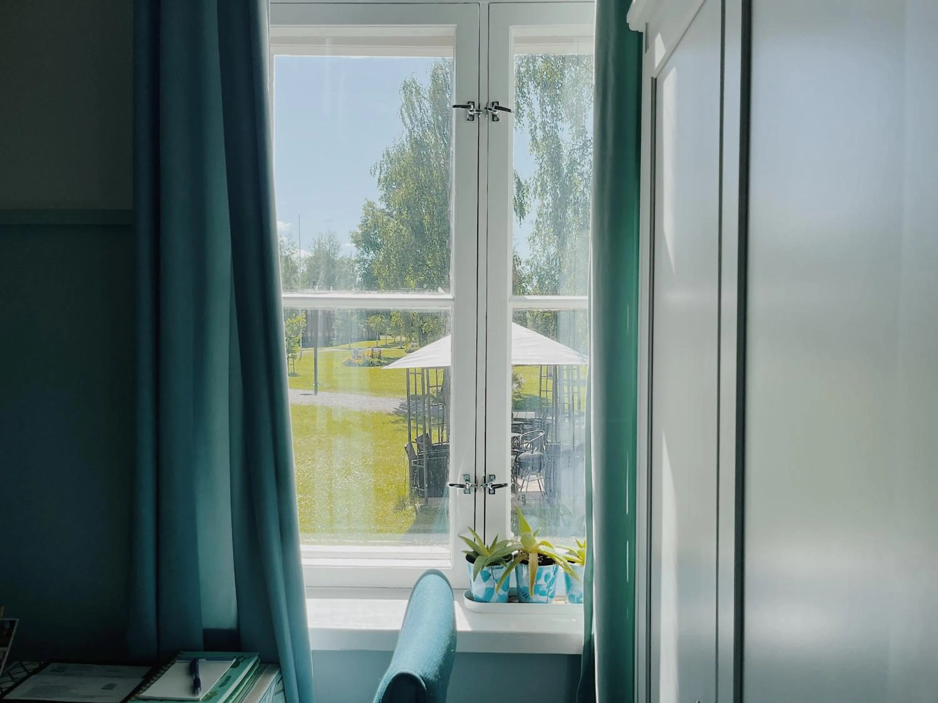 Inner courtyard view in Huoneistohotelli Marja