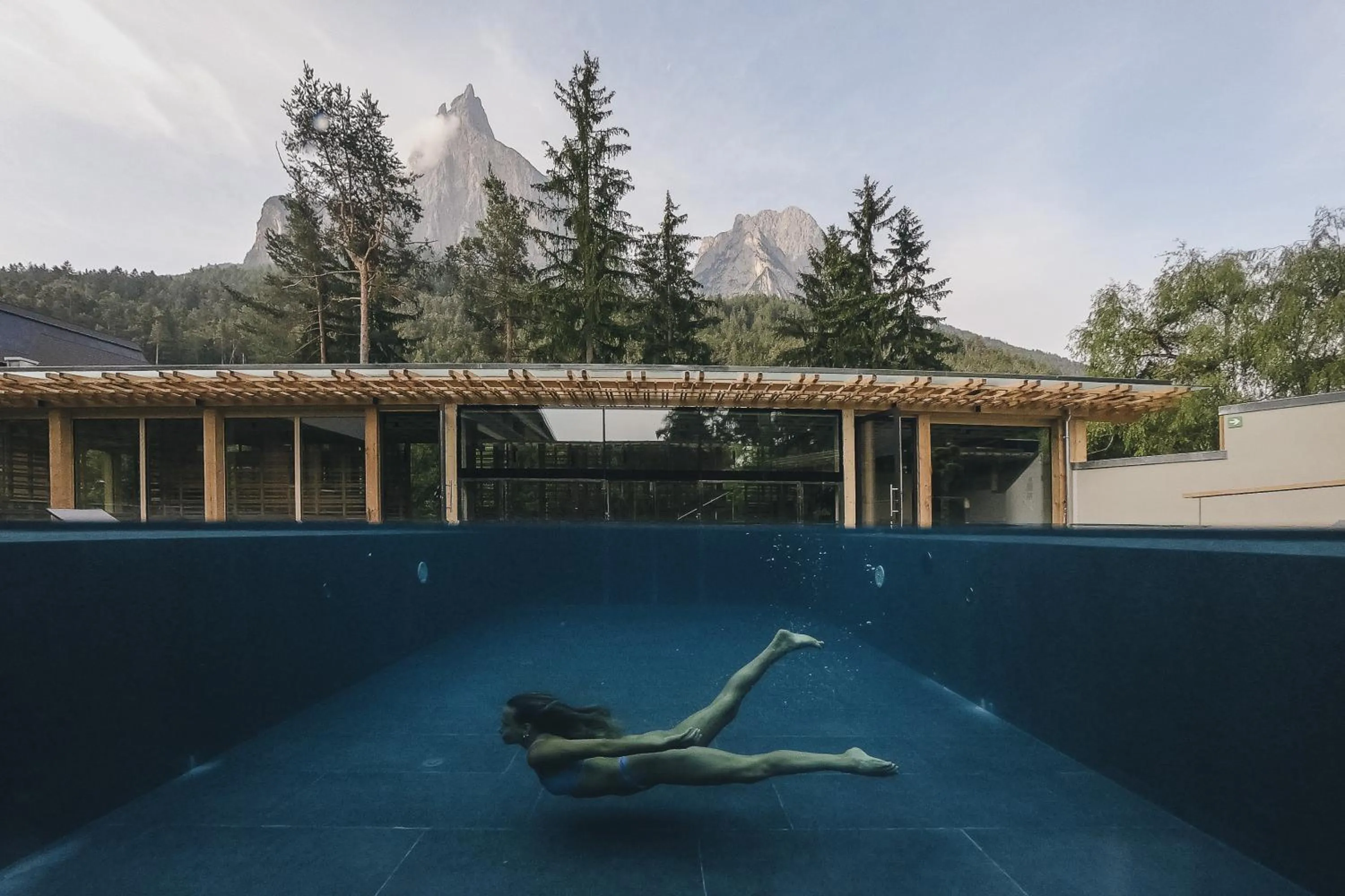 Swimming pool in Sensoria Dolomites