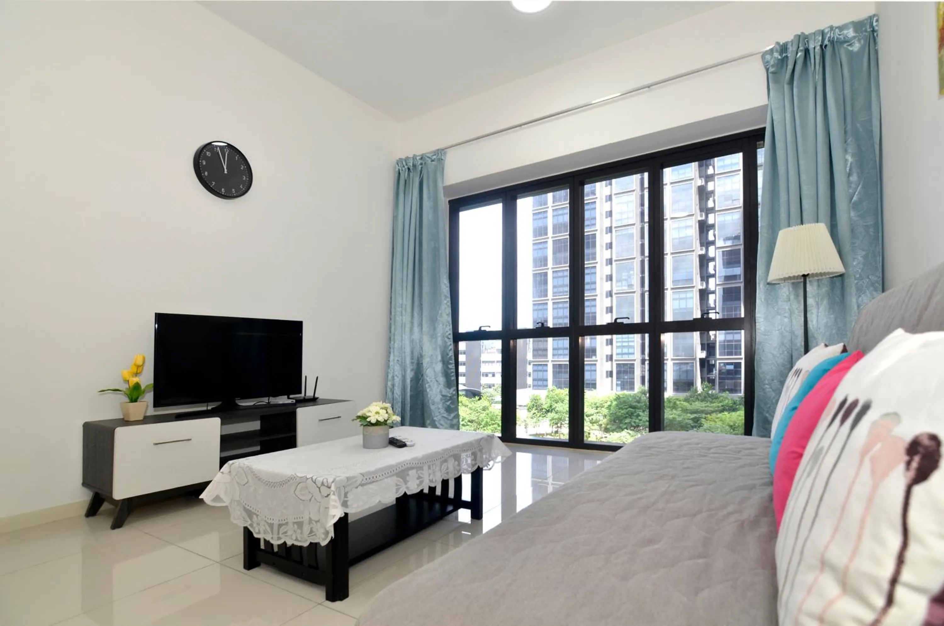 Living room, Bed in Happy Homestay@Icon City Petaling Jaya Sunway Subang