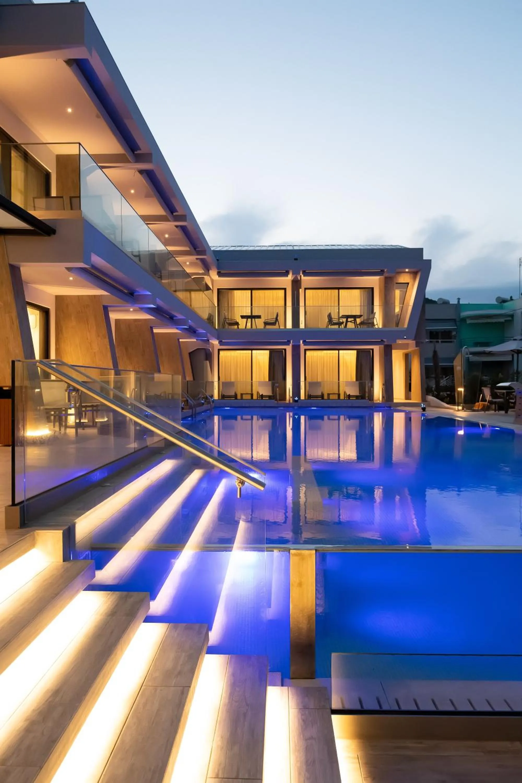 Pool view in Akti Toroni Boutique Hotel