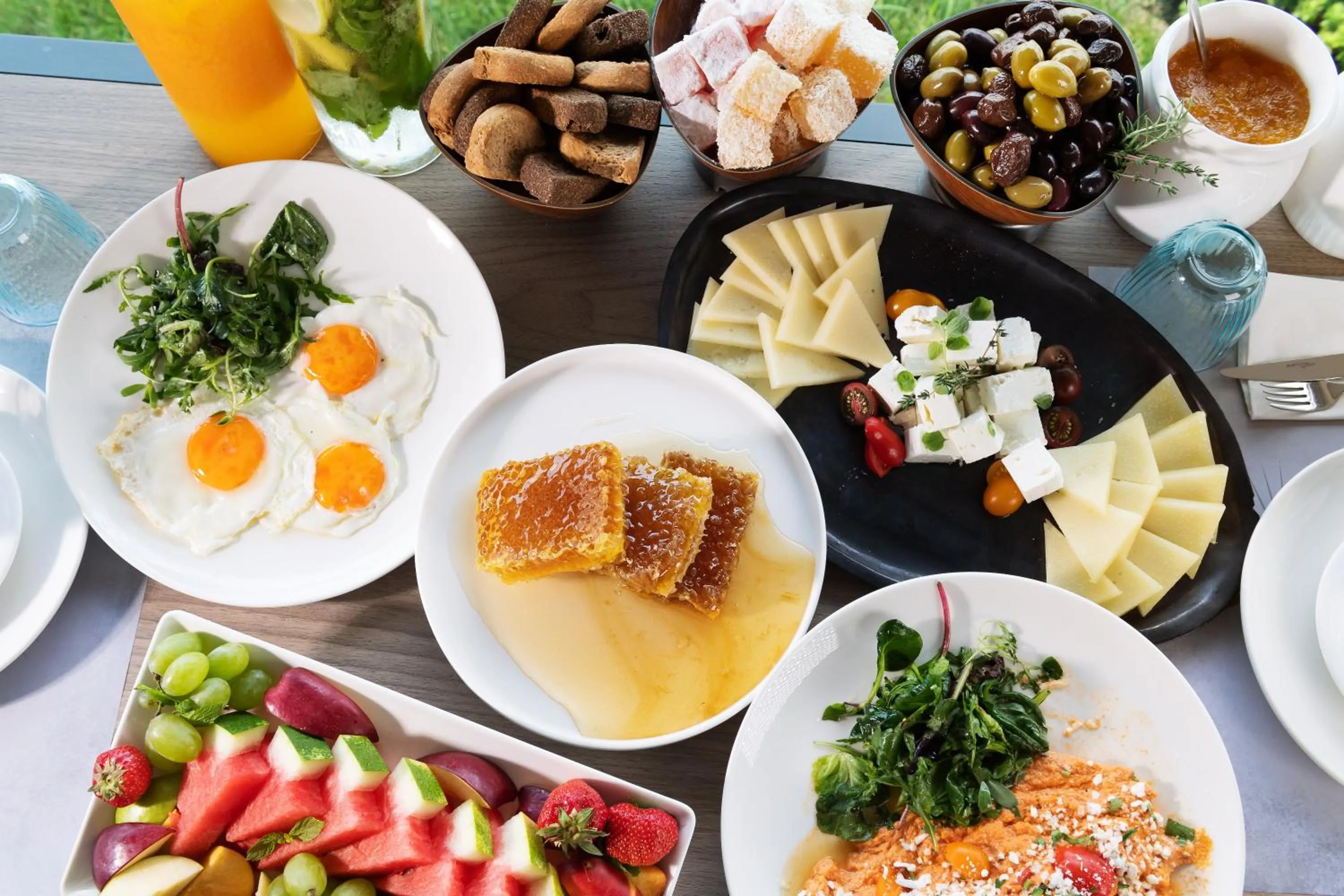 Buffet breakfast in Akti Toroni Boutique Hotel